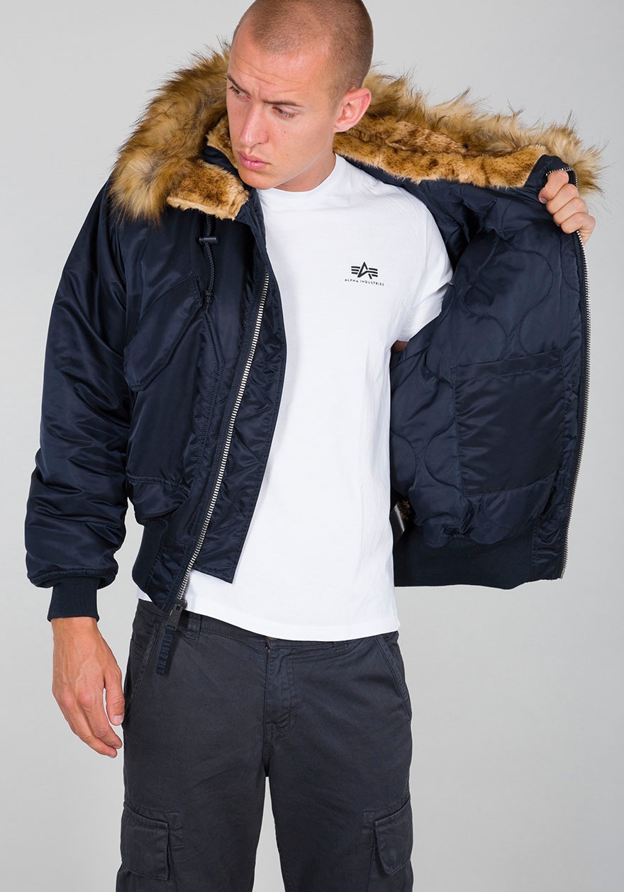 Alpha Industries Bomberjacke »45P Hooded Custom«, mit Kapuze