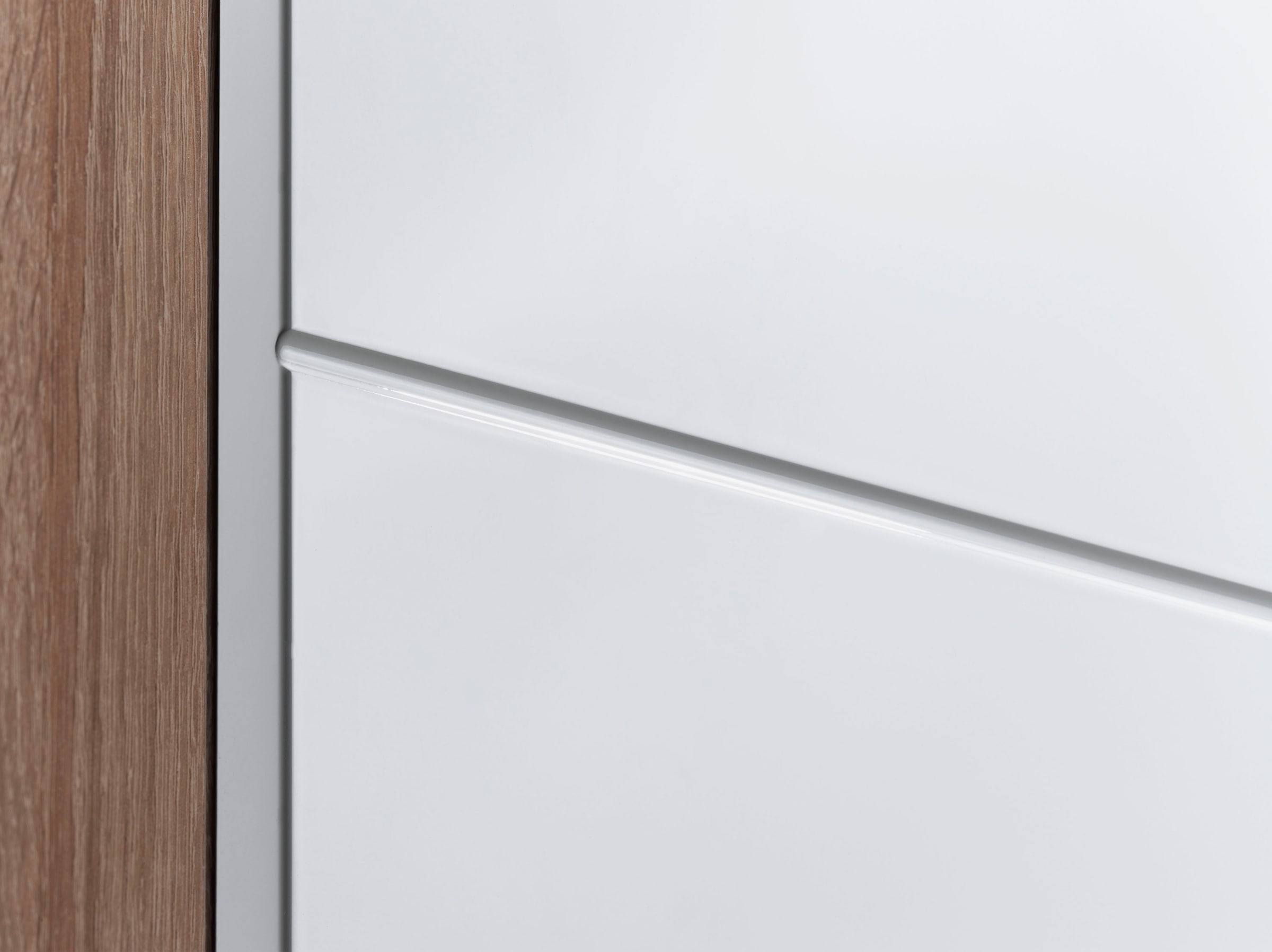 byLIVING Hochschrank »Nebraska« Breite 50 cm, Badezimmerschrank mit Metallgriffen, viel Stauraum