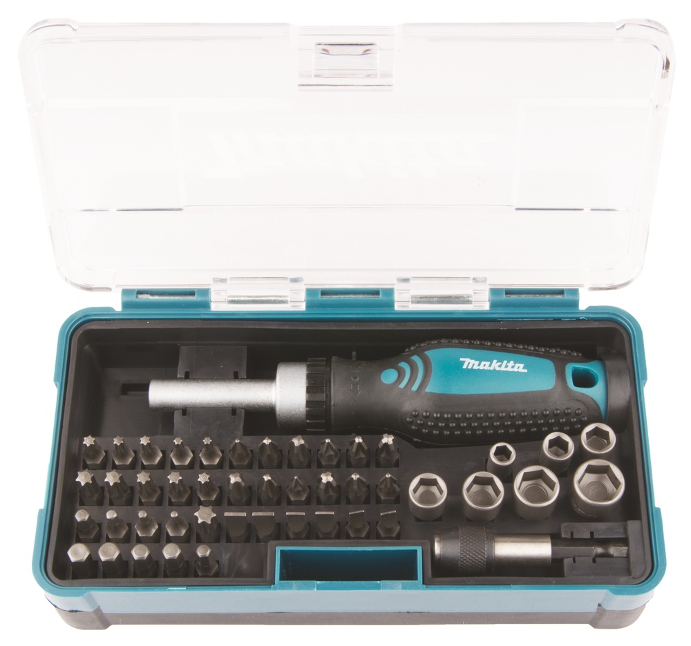 Makita Bohrer- und Bitset »»B-36170««, 47-tlg., inkl. Aufbewahrungskoffer