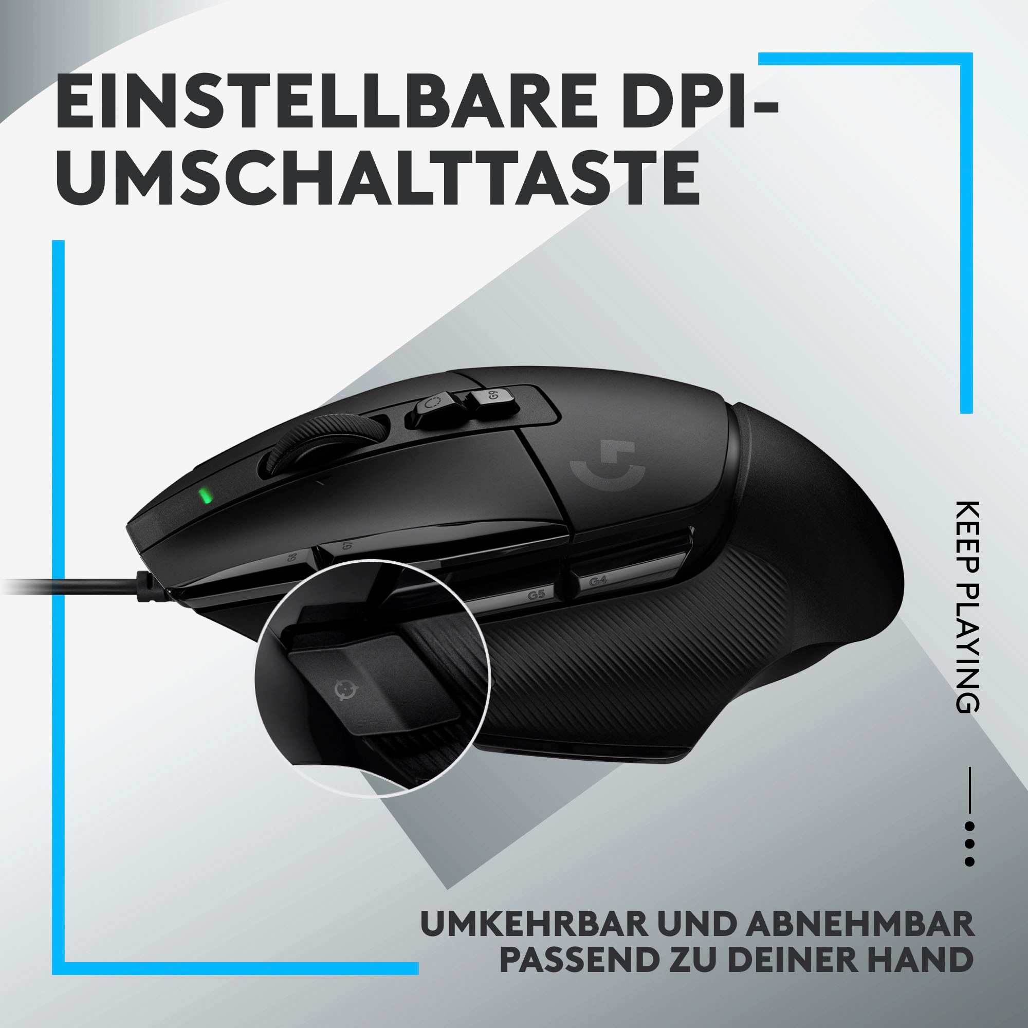 Logitech G Gaming-Maus »G502 X«, kabelgebunden