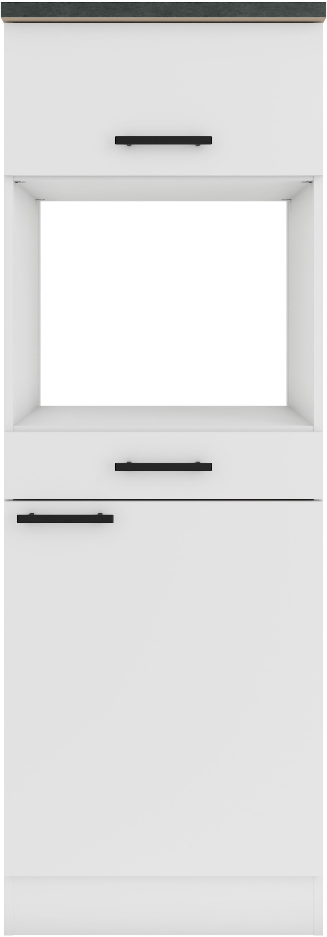 OPTIFIT Mikrowellenumbauschrank »Palma« Breite 60 cm, Nischenmaß für Mikrowelle B/T/H 56,7/55,5/44,8 cm