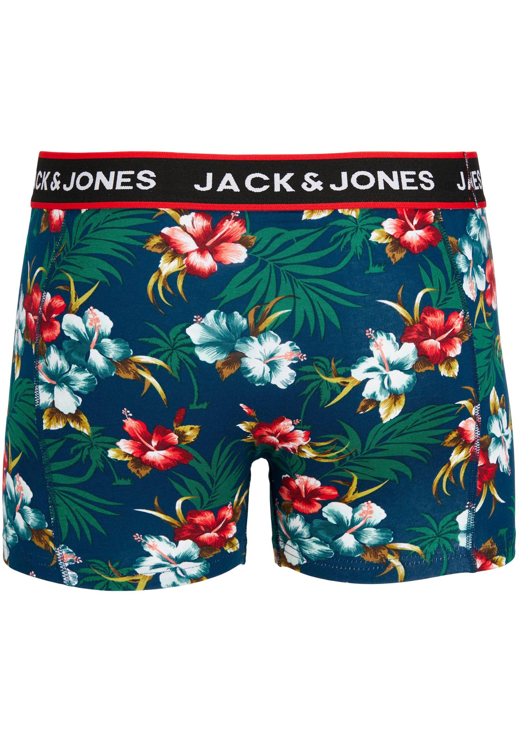 Jack & Jones Trunk »JACFLOWER TRUNKS 3 PACK.NOOS«, (Packung, 3 St.)