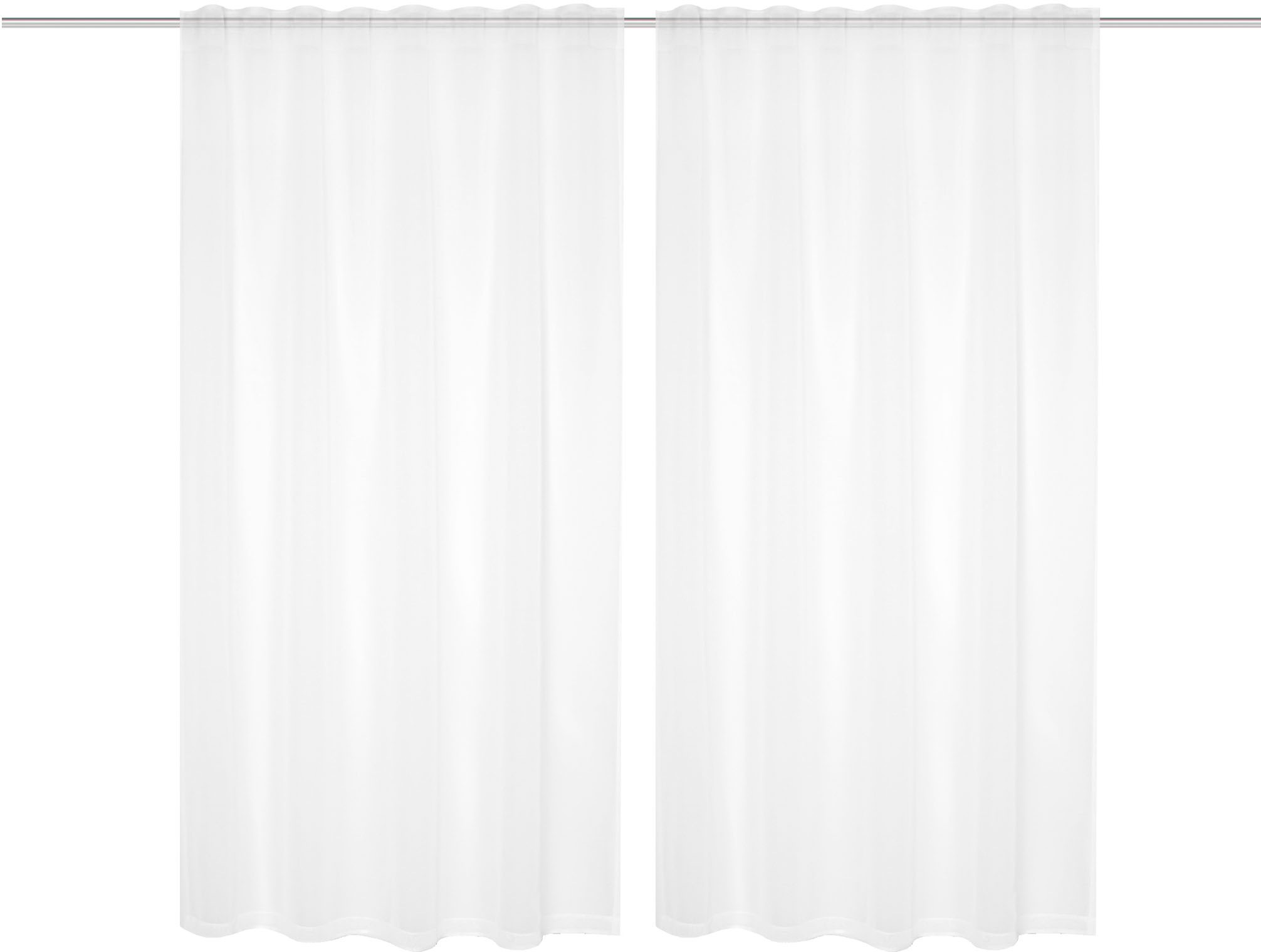 HOME WOHNIDEEN Gardine »DOLLY«, (2 St.), transparent günstig online kaufen