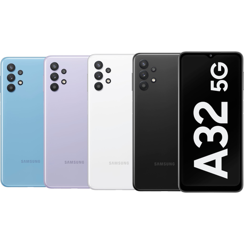 Samsung Smartphone »Galaxy A32 5G«, Light Violet, 16,55 cm/6,5 Zoll, 128 GB Speicherplatz, 48 MP Kamera