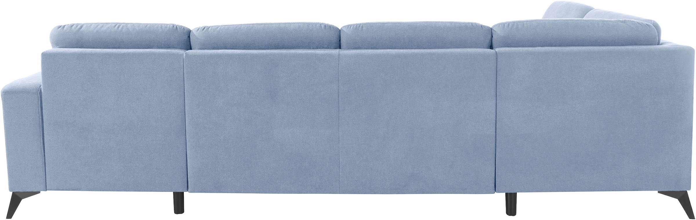 Places of Style Wohnlandschaft »Lolland U-Form«, Wahlweise mit Bettfunktion und Stauraum, auch mit abwischbarem Bezug