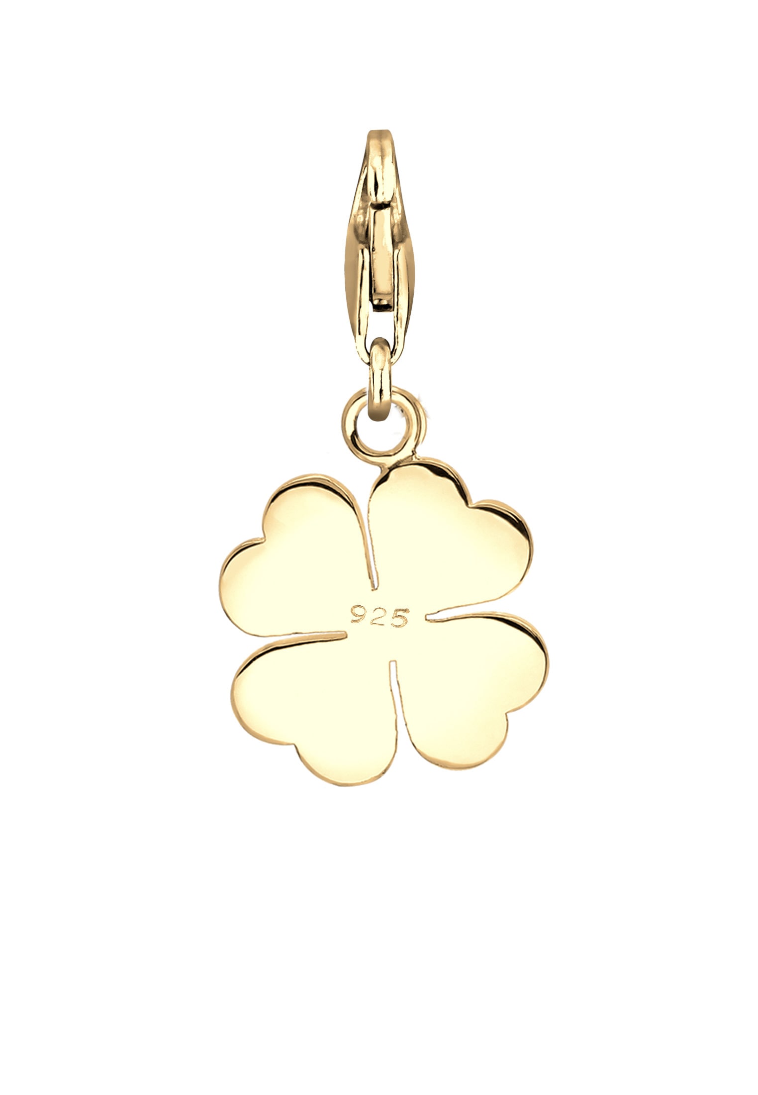 Nenalina Charm-Einhänger »Anhänger Kleeblatt Glück Talisman 925 Silber«