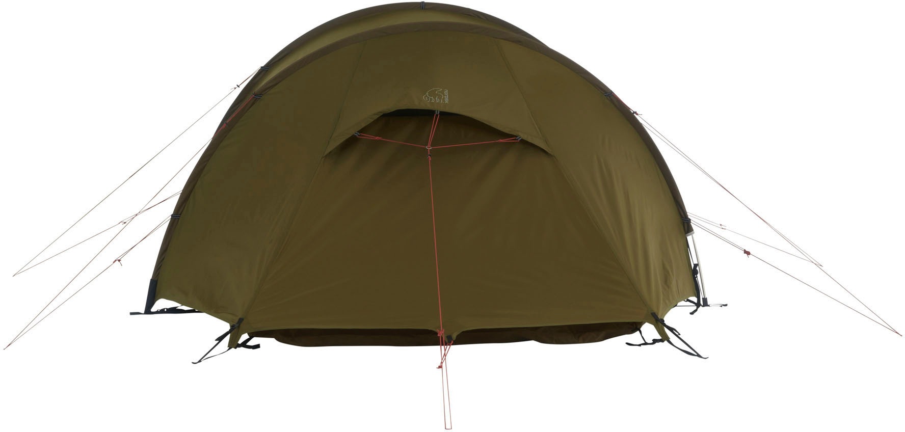 Nordisk Tunnelzelt »Oppland 3 (2.0) PU Tent Dark Olive«, 3 Personen, (Packung, 1 tlg.)