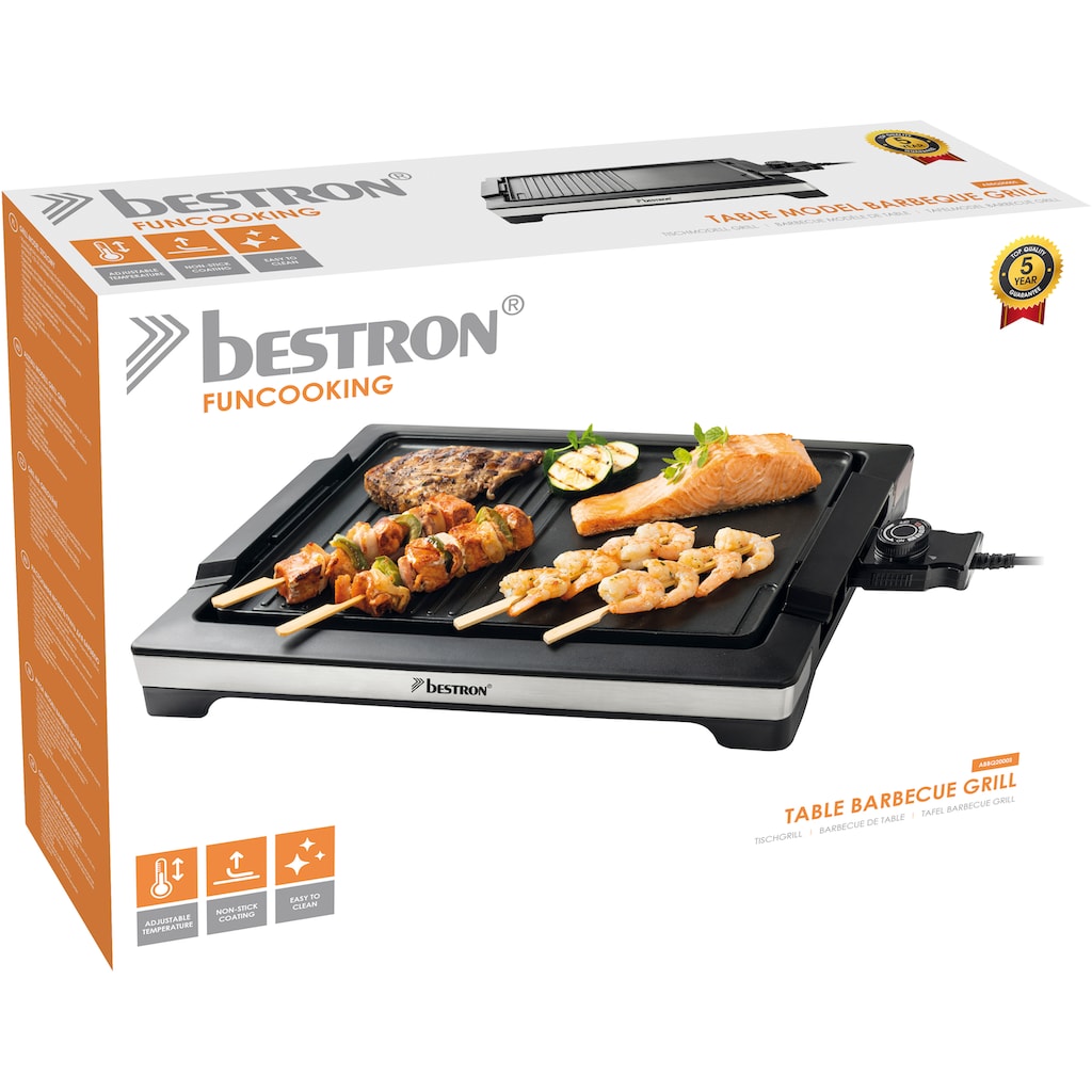 bestron Teppanyakigrill »ABBQ2000S«, 2000 W