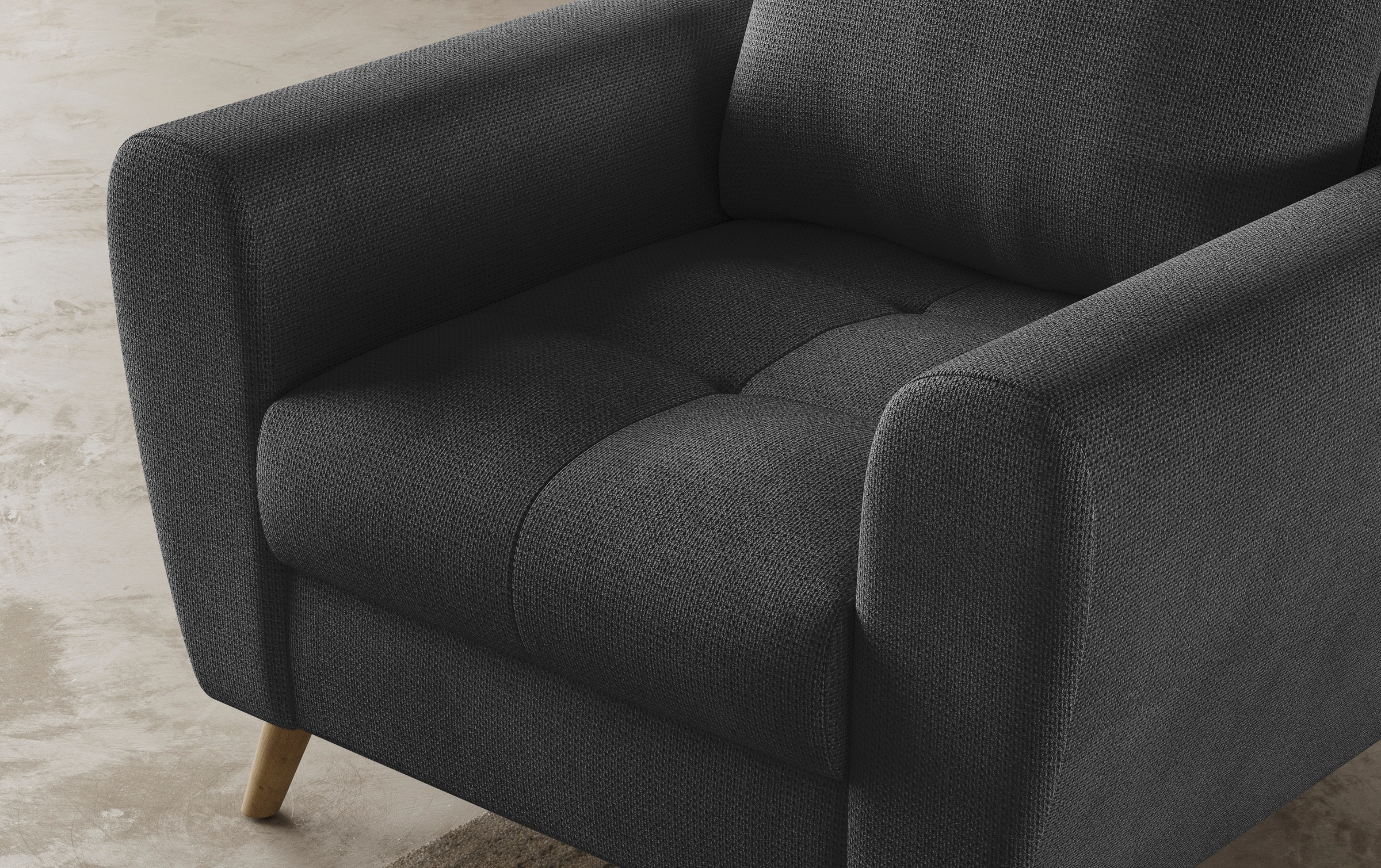 Mr. Couch Sessel »Blackburn II«, Passend zu der Garnitur, mit Kaltschaumpolsterung bis 140 kg belastbar