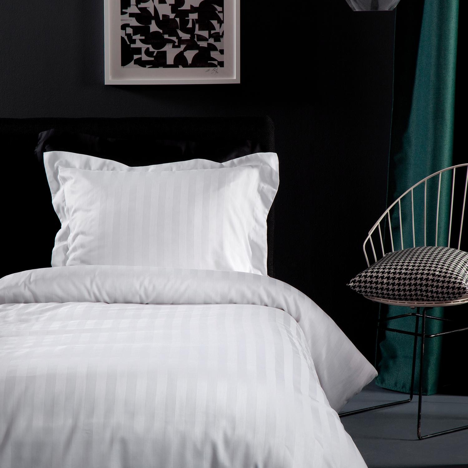 damai Bettwäsche »Streifsatin in Gr. 135x200, 155x220 oder 200x200 cm« 2 St günstig online kaufen