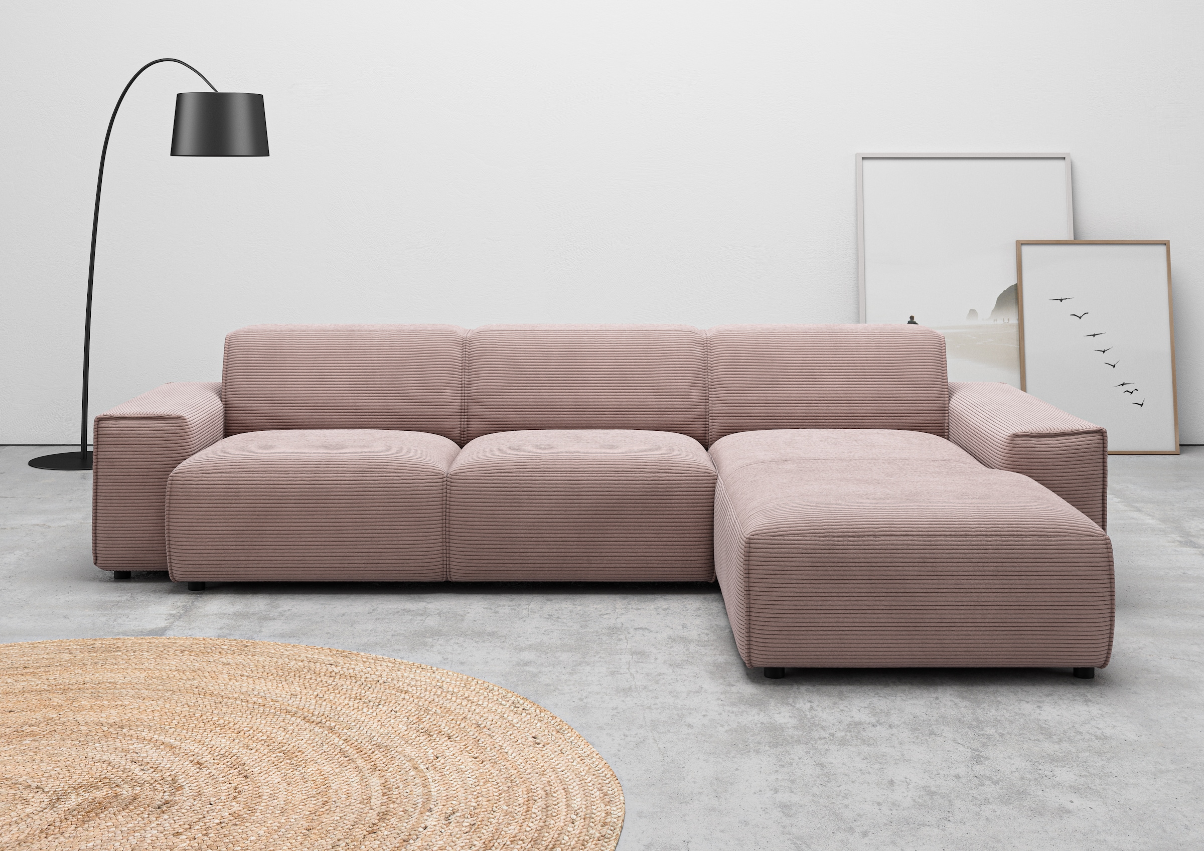 andas Ecksofa »Glimminge auch in Breitcord, Feincord, Bouclé + Easy care-Be günstig online kaufen