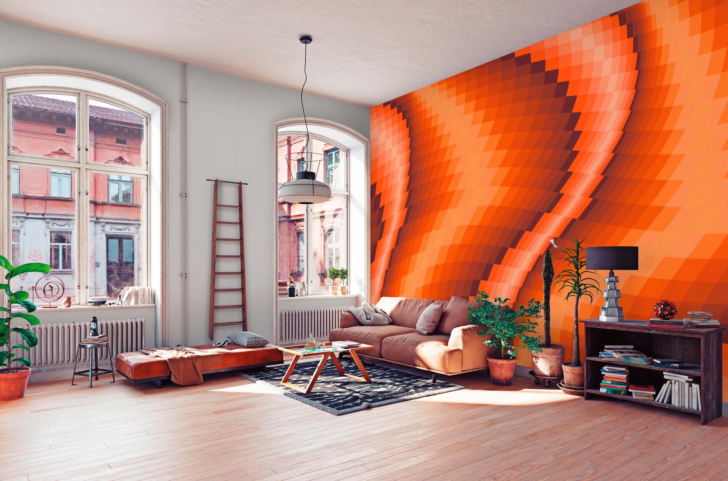 Architects Paper Fototapete »Atelier 47 Pattern 1«, 3D-Optik, Vlies, Wand, Schräge, Decke