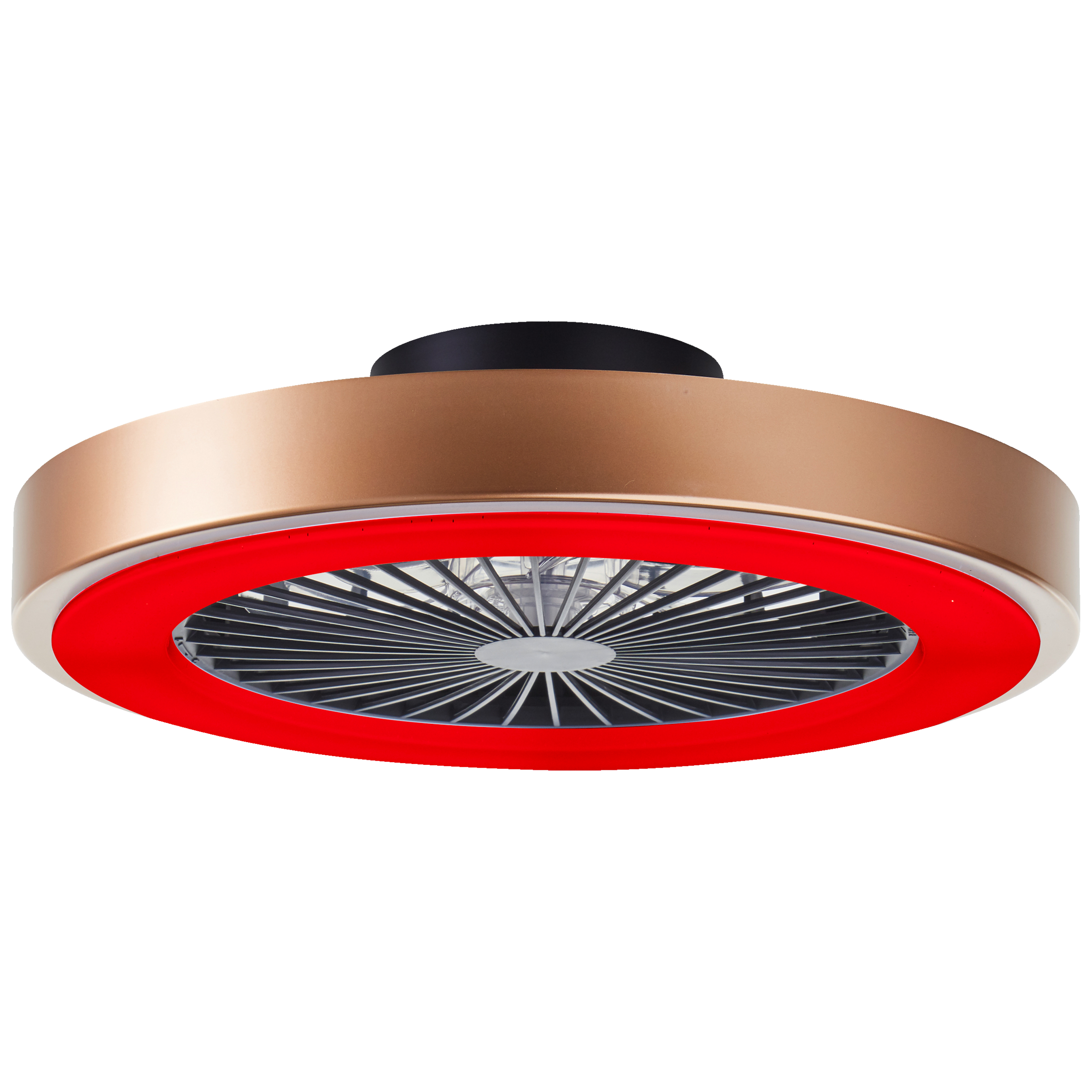 Brilliant LED Deckenleuchte »Slimline«, LED Deckenleuchte, Ventilator, ICRGB, CCT, 49 cm, 4700 lm, 3000-6500 K