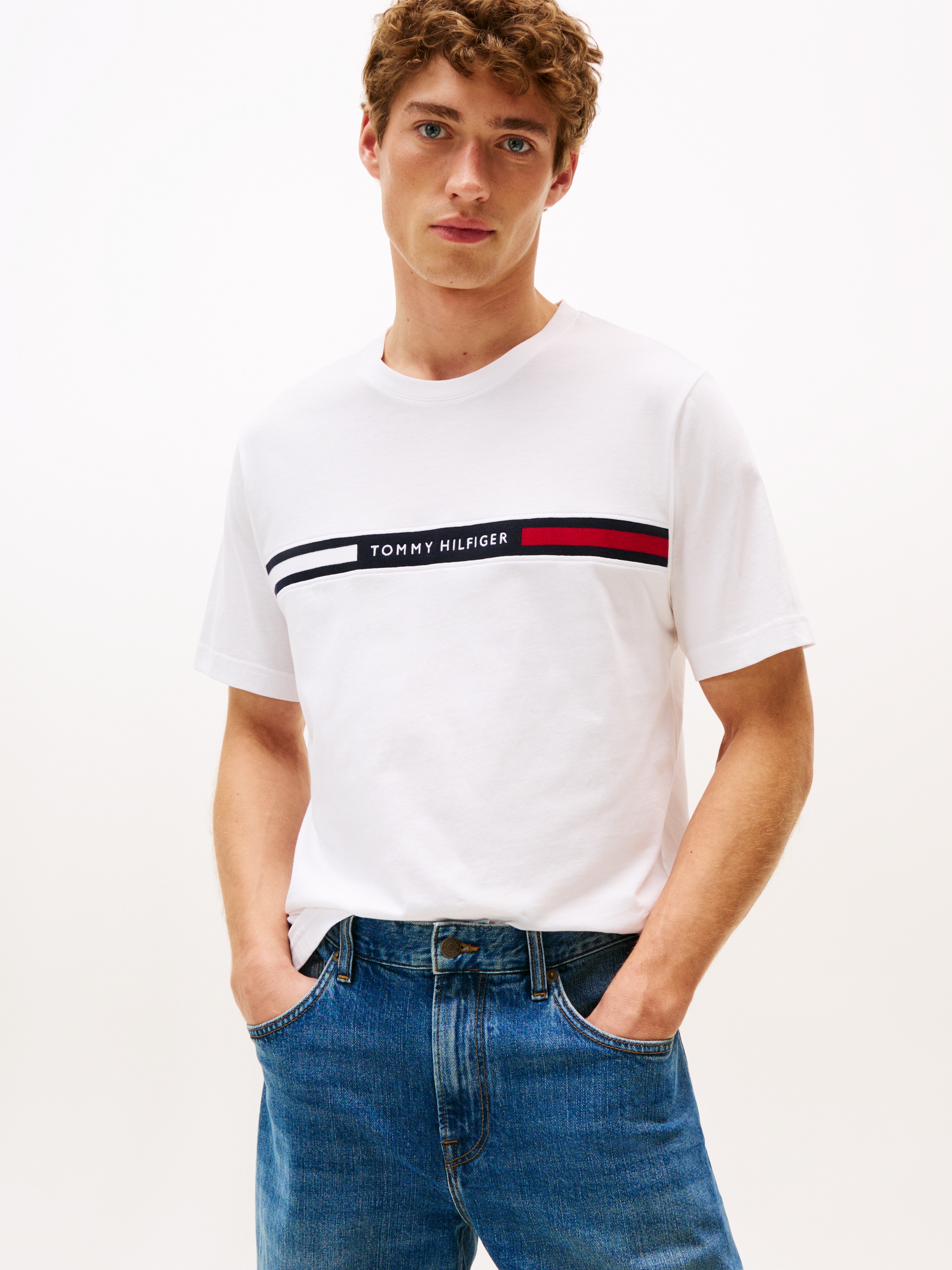 Tommy Hilfiger T-Shirt »HILFIGER CHEST INSERT«