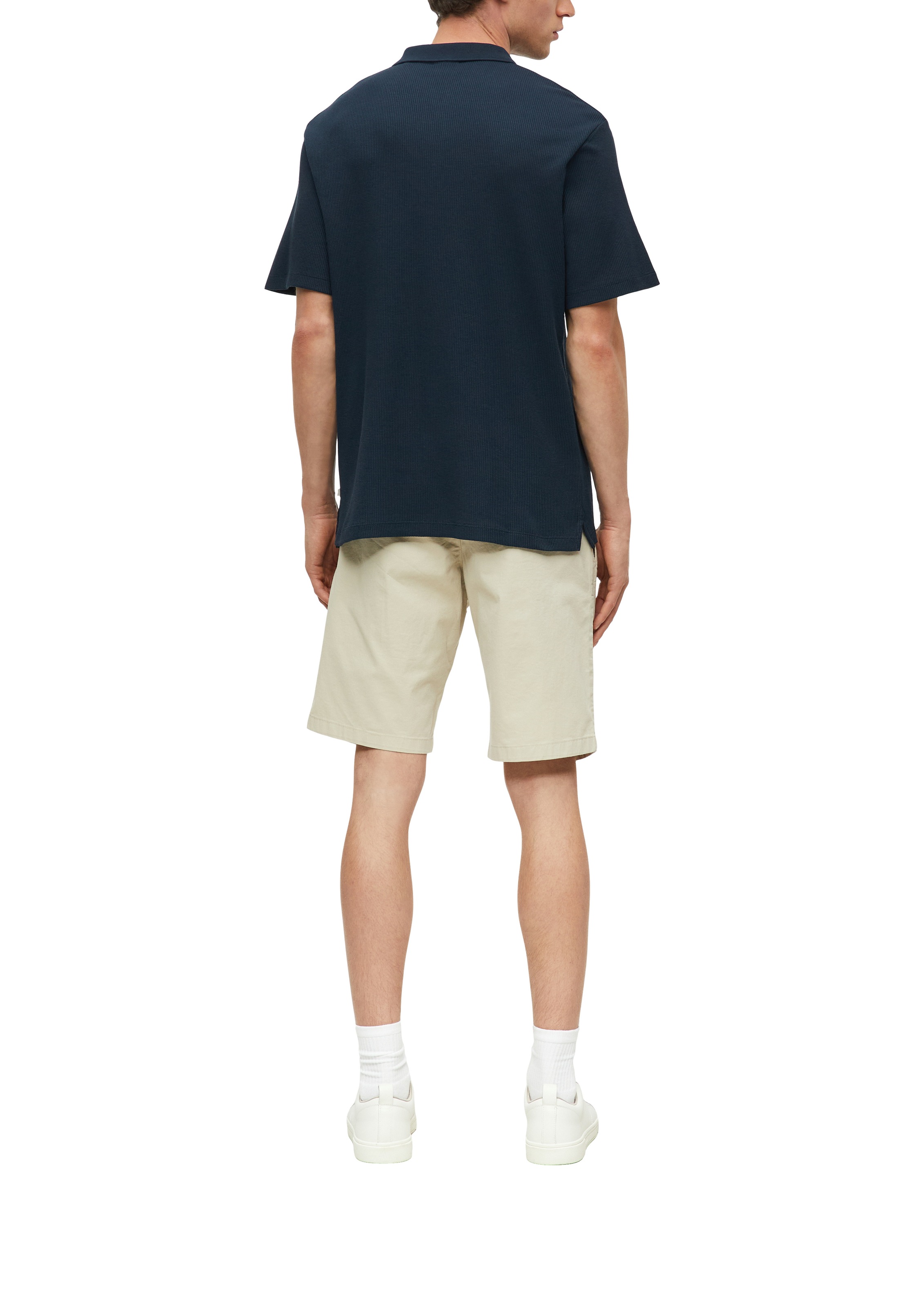 s.Oliver Poloshirt Sommer-Poloshirt in Struktur-Optik