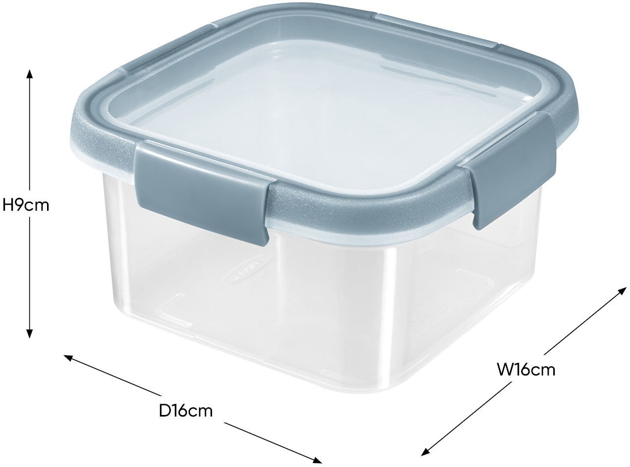 Curver Frischhaltedose »SMART FRESH ECO«, (4 tlg.), 100% Recyclingmaterial, 0,9L; 1L; 1,1L; 1,2L