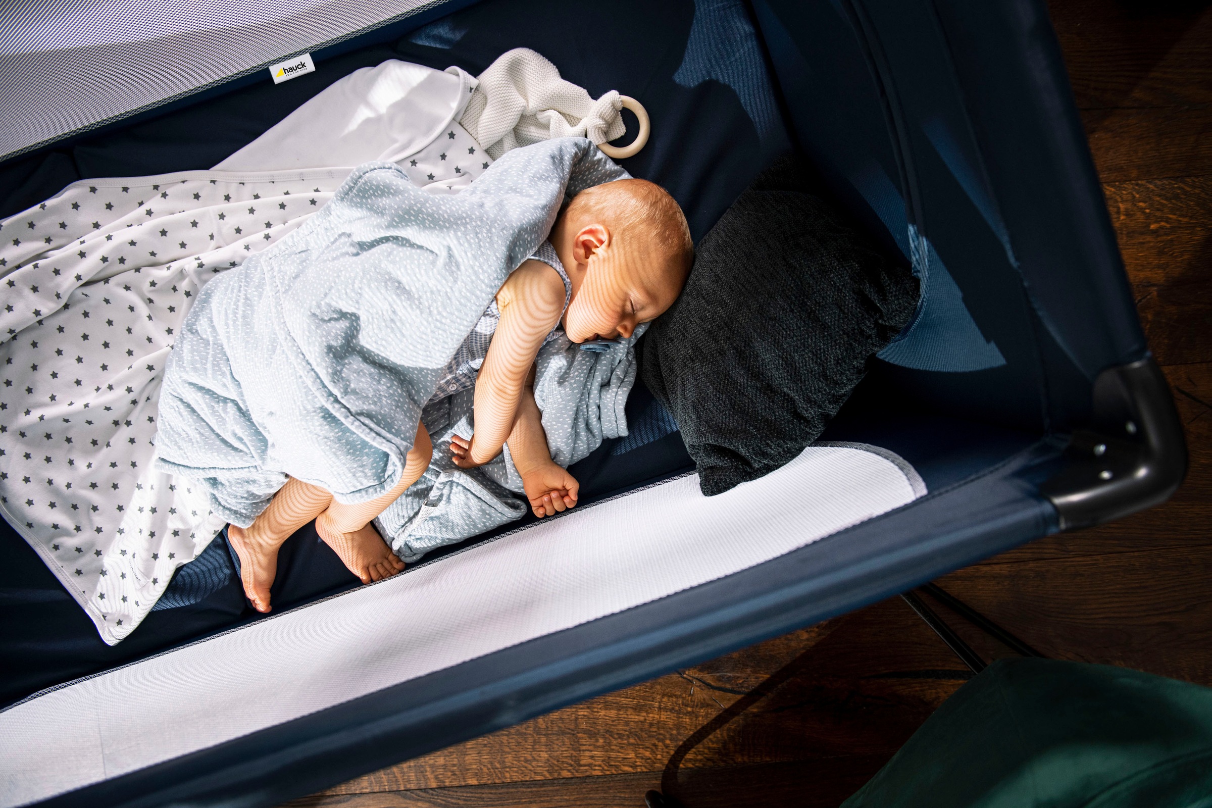Hauck Baby-Reisebett »Dream N Play Plus, Navy«, inkl. Transporttasche