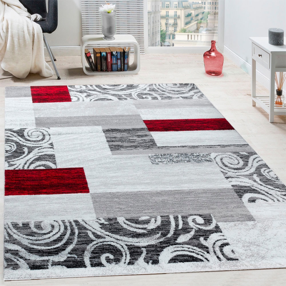 Paco Home Teppich »Sinai 053«, rechteckig, 13 mm Höhe, Kurzflor, Patchwork günstig online kaufen