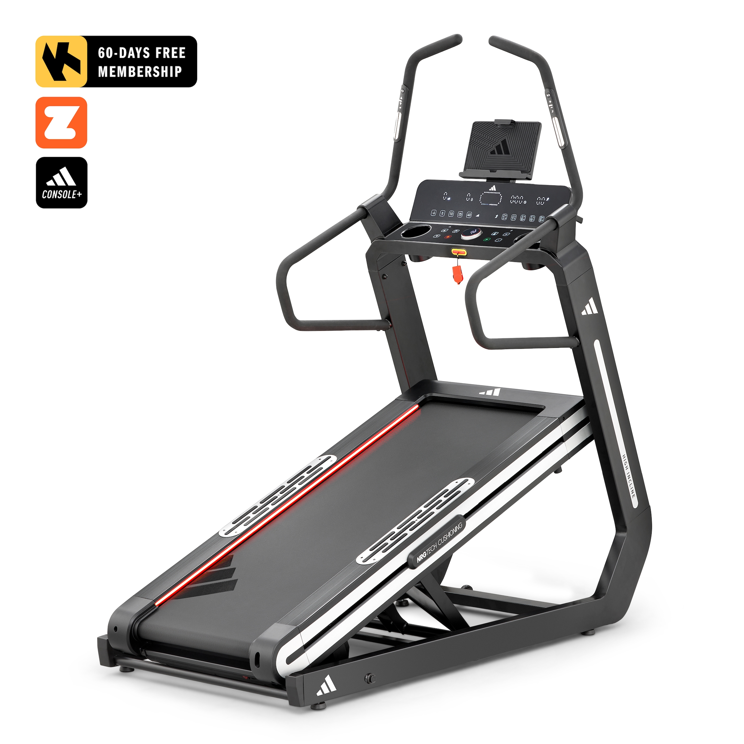 adidas Performance Laufband »adidas T-800 High Incline Laufband« Climb Mode, Apps, LED Beleuchtung, Stufenlose Steigung bis 40 %