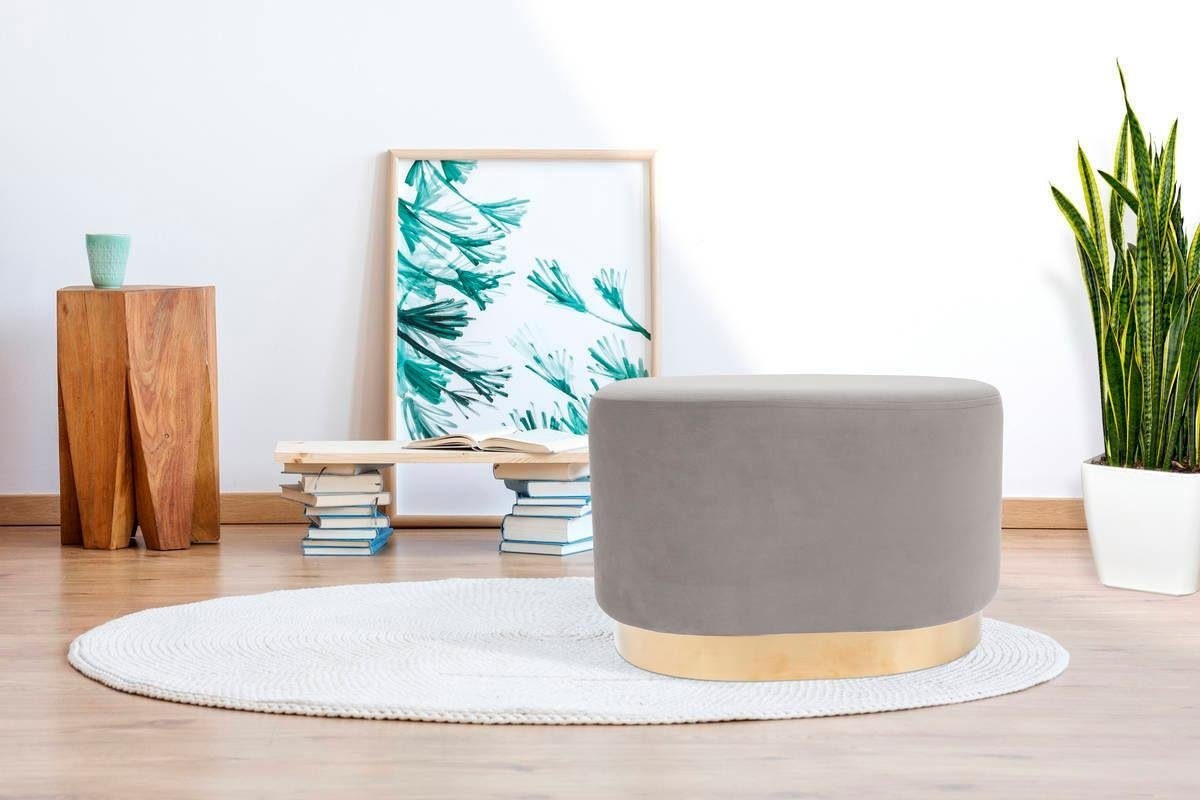 Kayoom Hocker »Nano 410, Hocker in stilvollem Design, ovale Form, mit Fuß a günstig online kaufen
