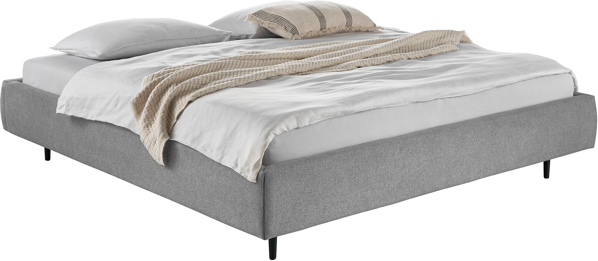 Home affaire Polsterbett »Lumira, rahmenhohes Design & wahweise Überlänge« günstig online kaufen