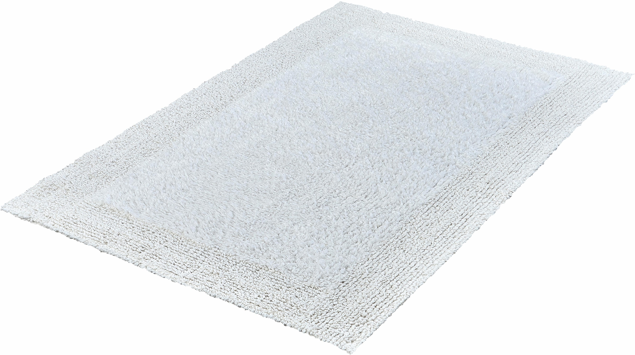 Kleine Wolke Badematte »Cotone«, fußbodenheizungsgeeignet-beidseitig nutzbar, Badteppich, Uni Farben, reine Baumwolle, waschbar