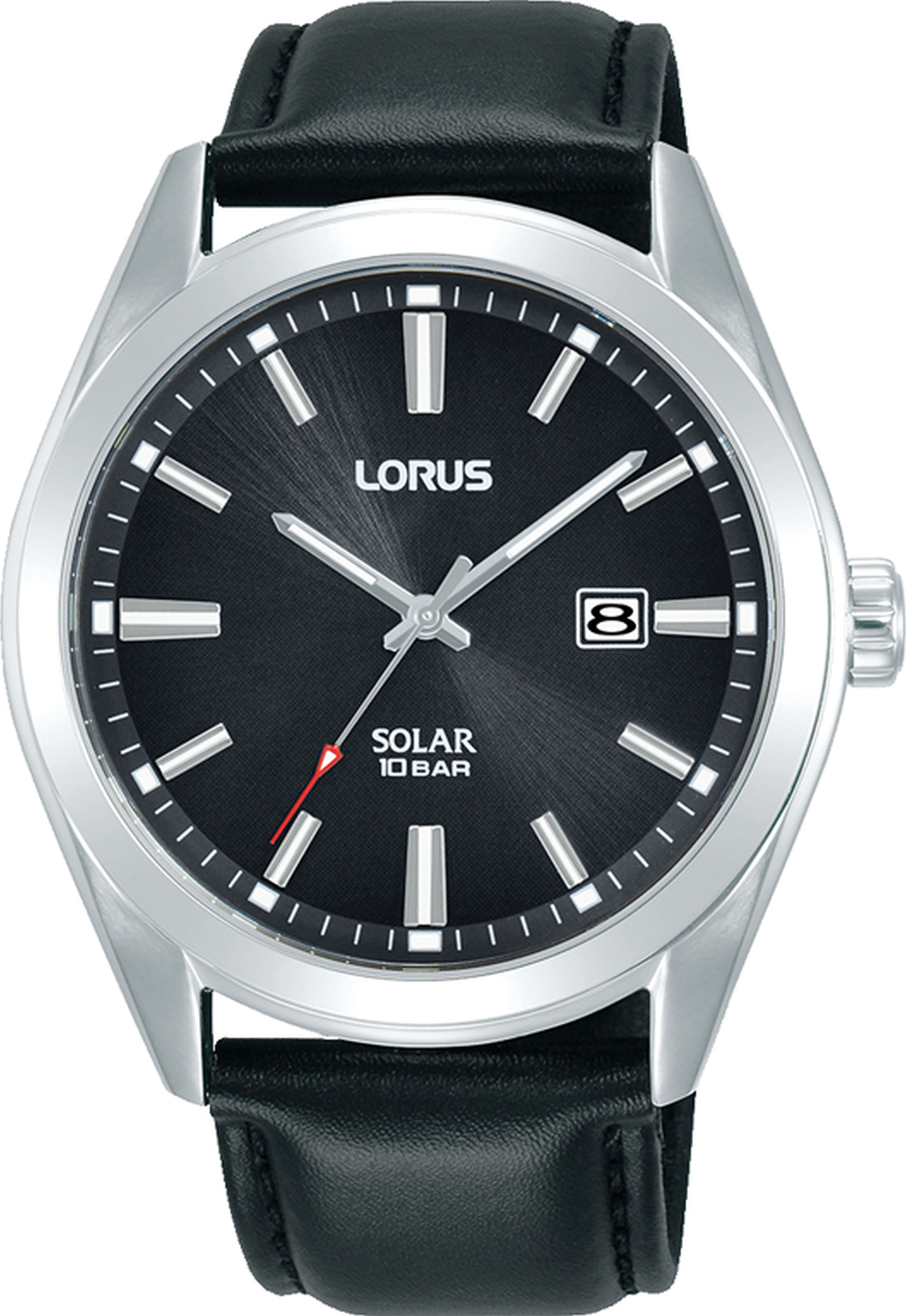 LORUS Solaruhr »RX339AX9«, Armbanduhr, Herrenuhr, Datum günstig online kaufen