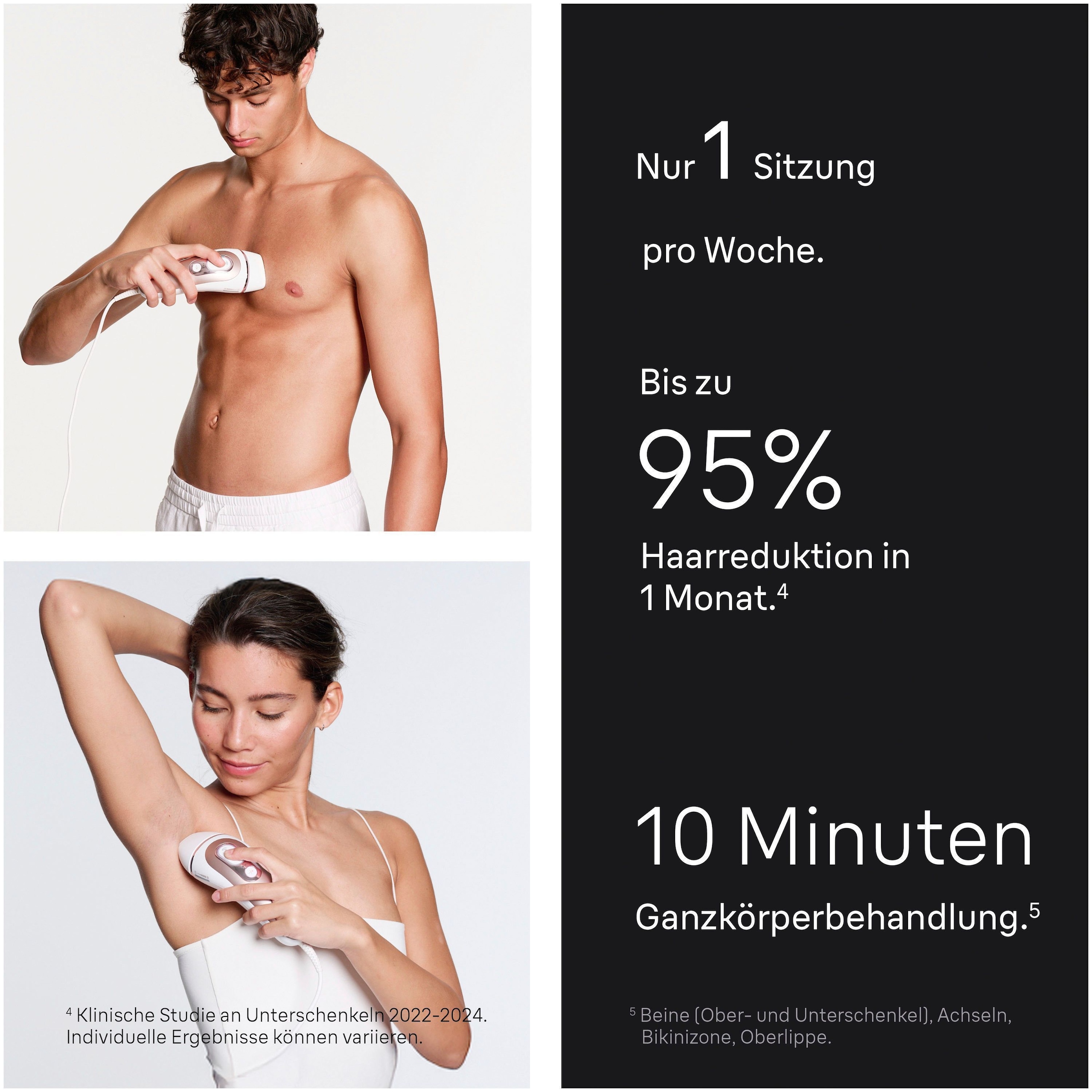 Braun IPL-Haarentferner »Smart Skin i·expert PL7387« 4 Aufsätze für Gesicht & Körper, Venus Rasierer & Aufbewahrungsbox