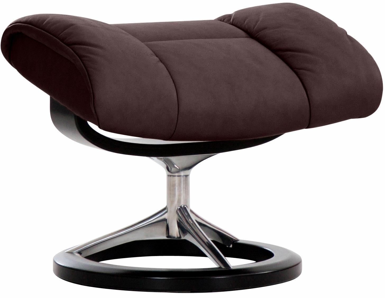 Stressless® Hocker »Ruby«, mit Signature Base, Gestell Eiche, Wenge, Braun & Schwarz