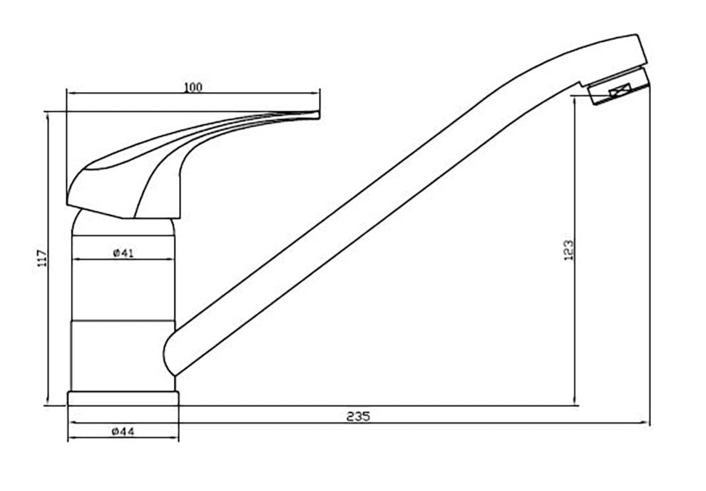 Schütte Spültischarmatur »SIGNO« 360° schwenkbarer Wasserhahn, Mischbatterie, Spültischarmatur in Chrom