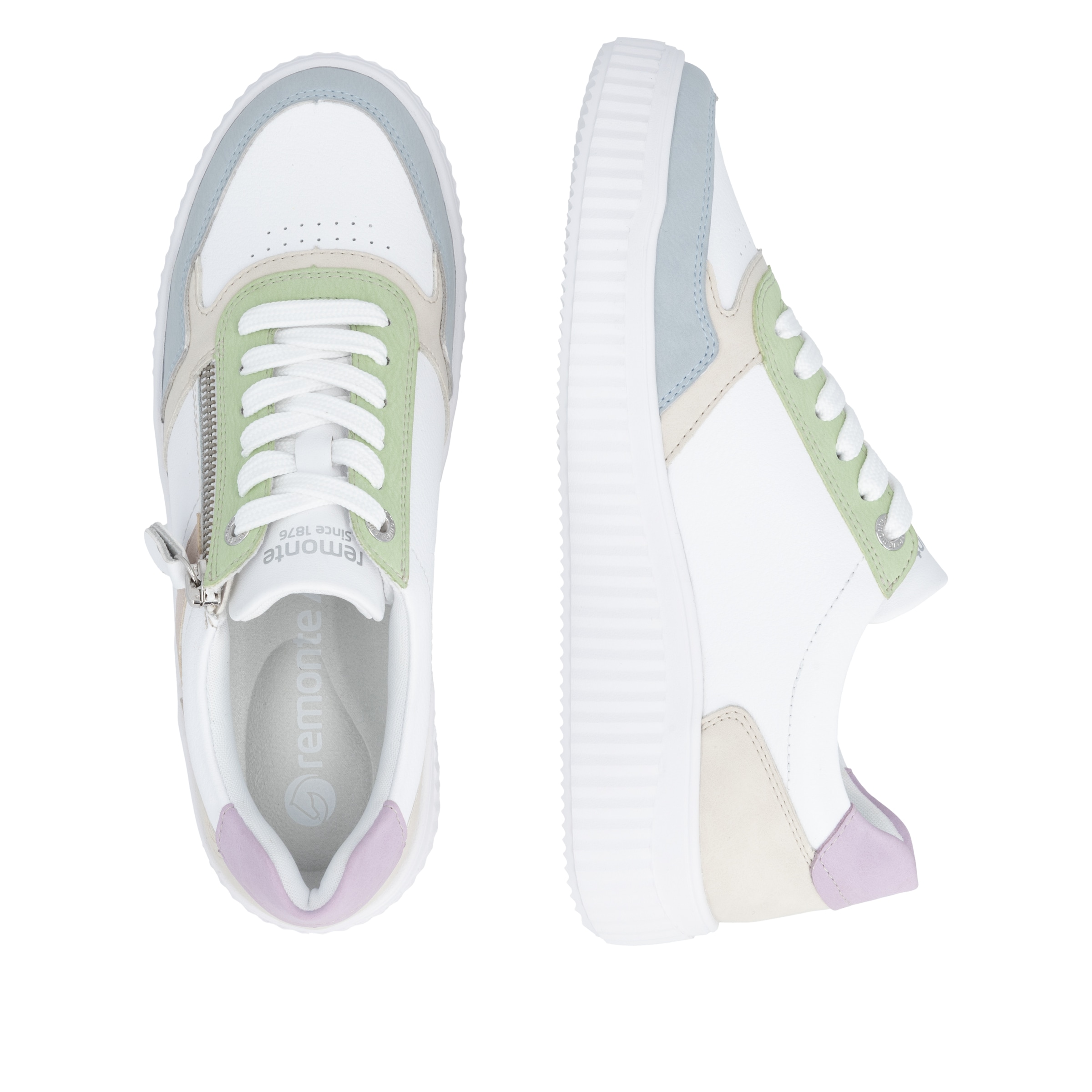 Remonte Plateausneaker  Schnürschuh, Halbschuh, Freizeitsneaker mit Schaftrandpolsterung