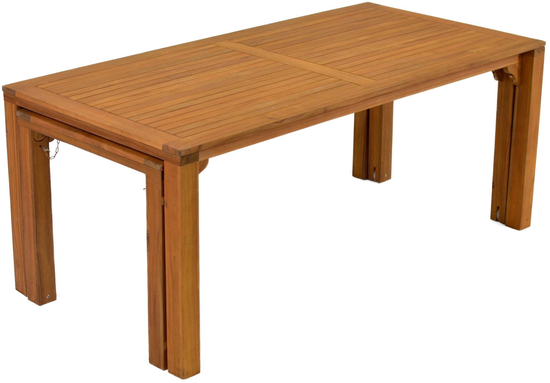 MERXX Garten-Essgruppe »Paraiba« Set, 7 Stk. tlg. 6 Klappsessel, 5-fach verstellbar, Ausziehtisch