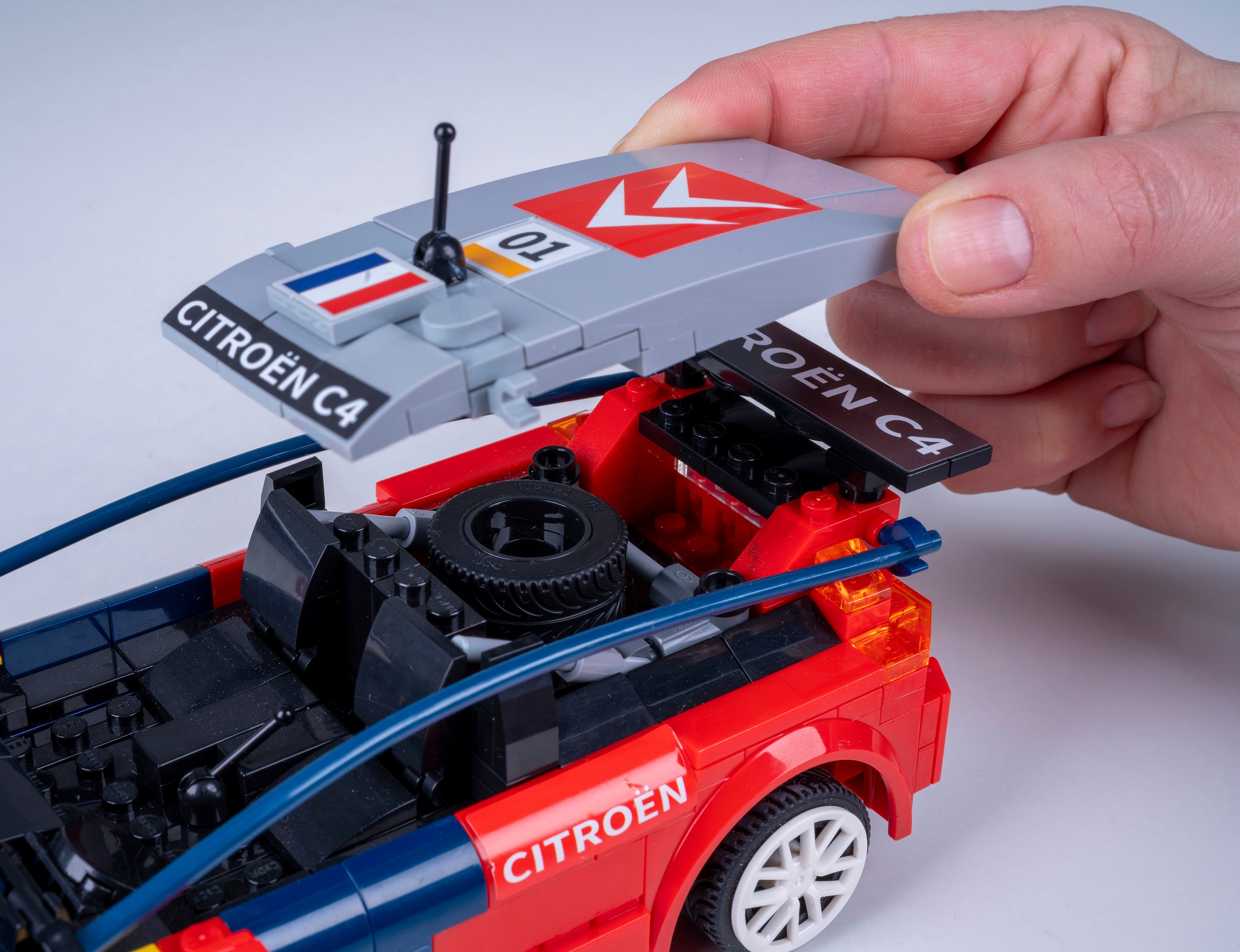 Jamara RC-Auto »CaDA, 2008 Citroën C4 WRC 1:20 2,4GHz Bricks«