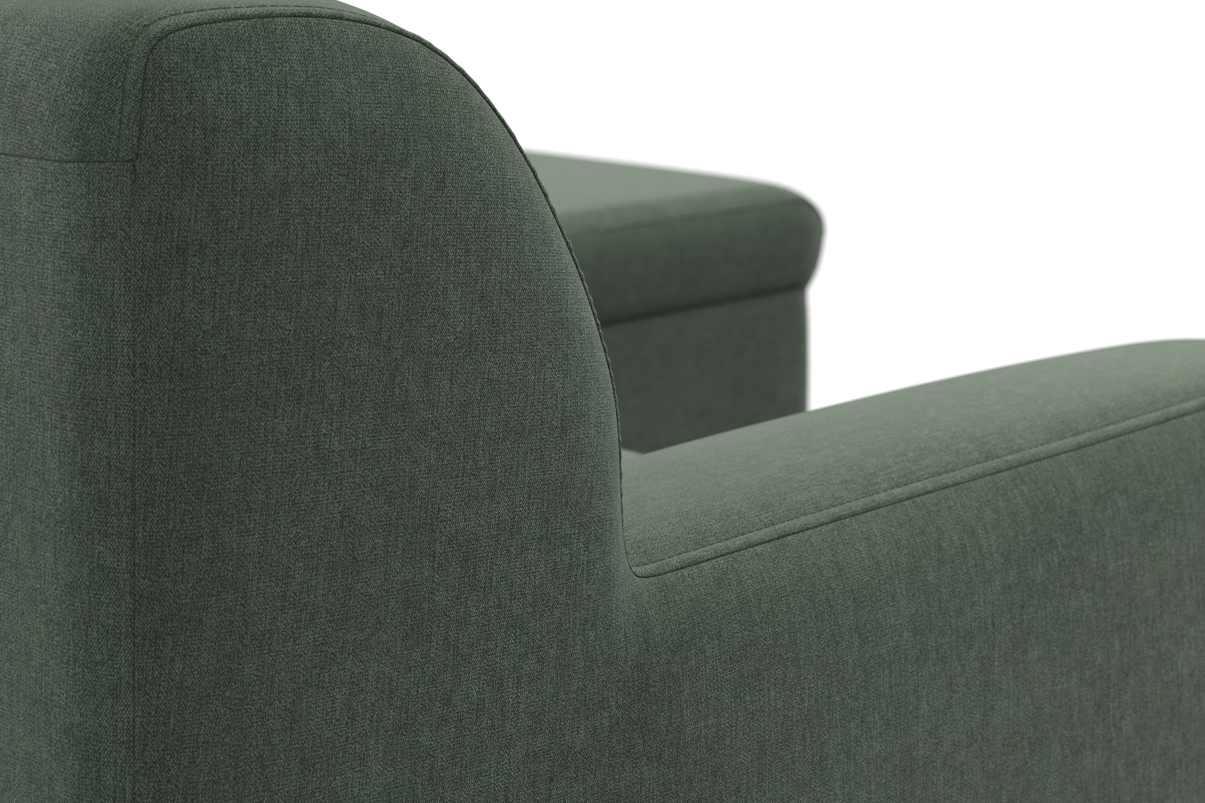 DOMO collection Ecksofa »Topper zeitlos elegant, kompakte Stellmaße, OTTOs Choice, L-Form«, mit Ottomane, wahlweise mit Schlaffunktion