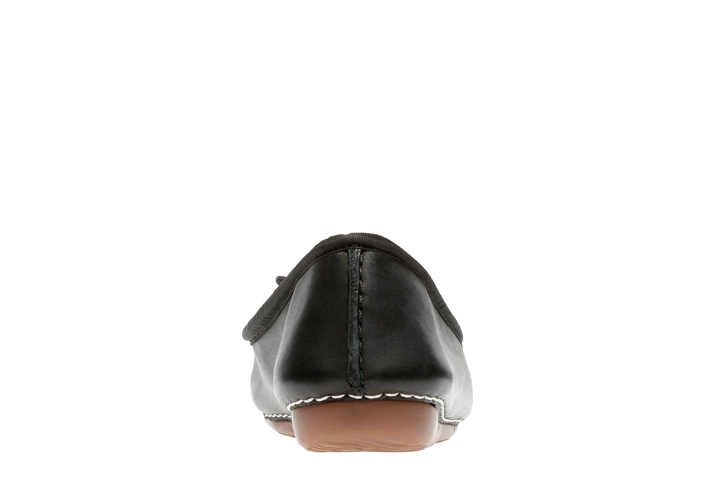 Clarks Ballerina »Freckle Ice«, Slipper, Flats, Flats, Slipper mit Schleifchen