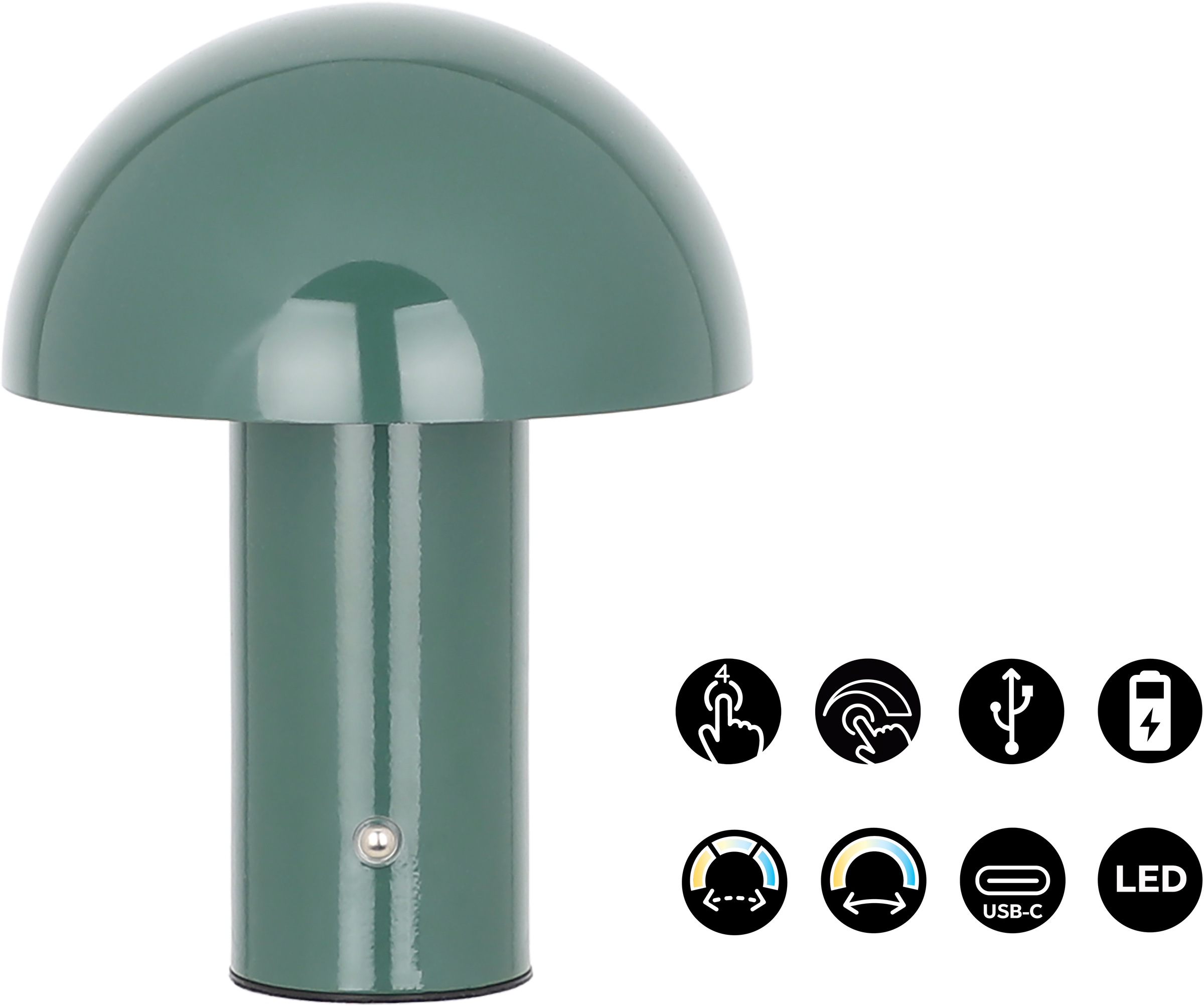 s.Oliver LED Tischleuchte »Hillu« LED-Modul 1 Stk. warmweiß - kaltweiß stuf günstig online kaufen