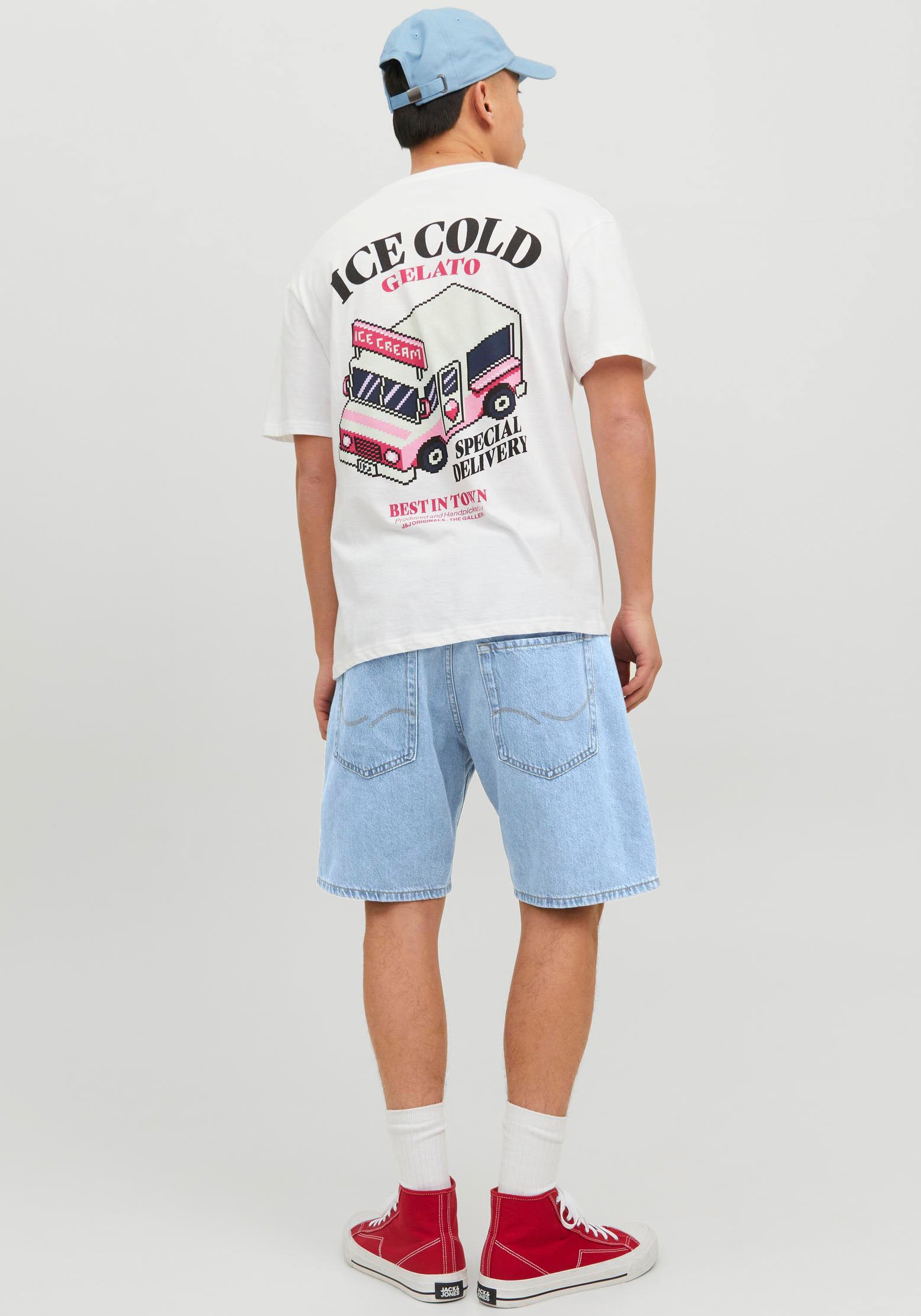 7. Bild von Jack & Jones Jeansshorts »JJICHRIS JJORIGINAL SHORTS MF 255 SN«