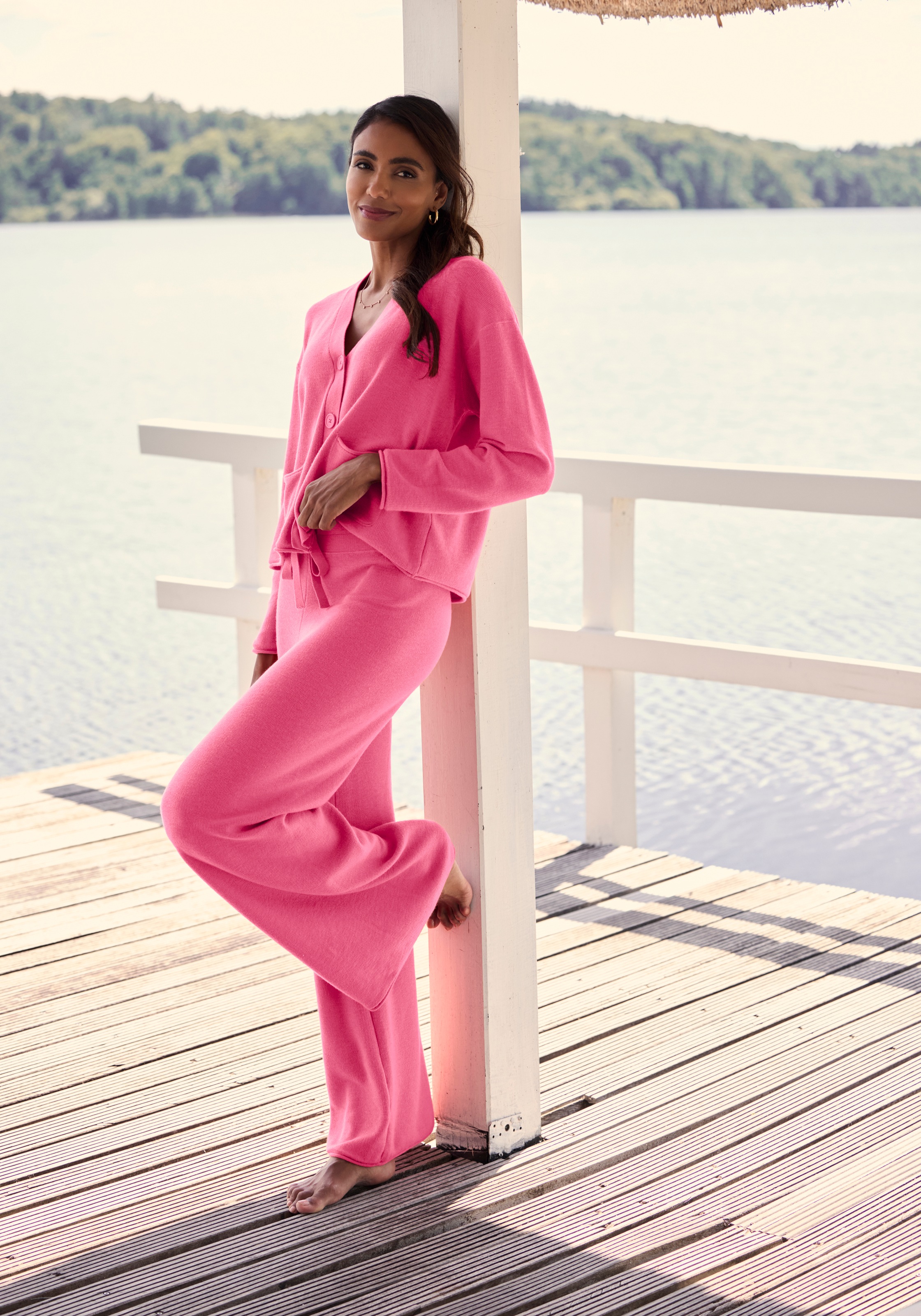 Elbsand Loungehose  aus hochwertigem Feinstrick, Loungewear