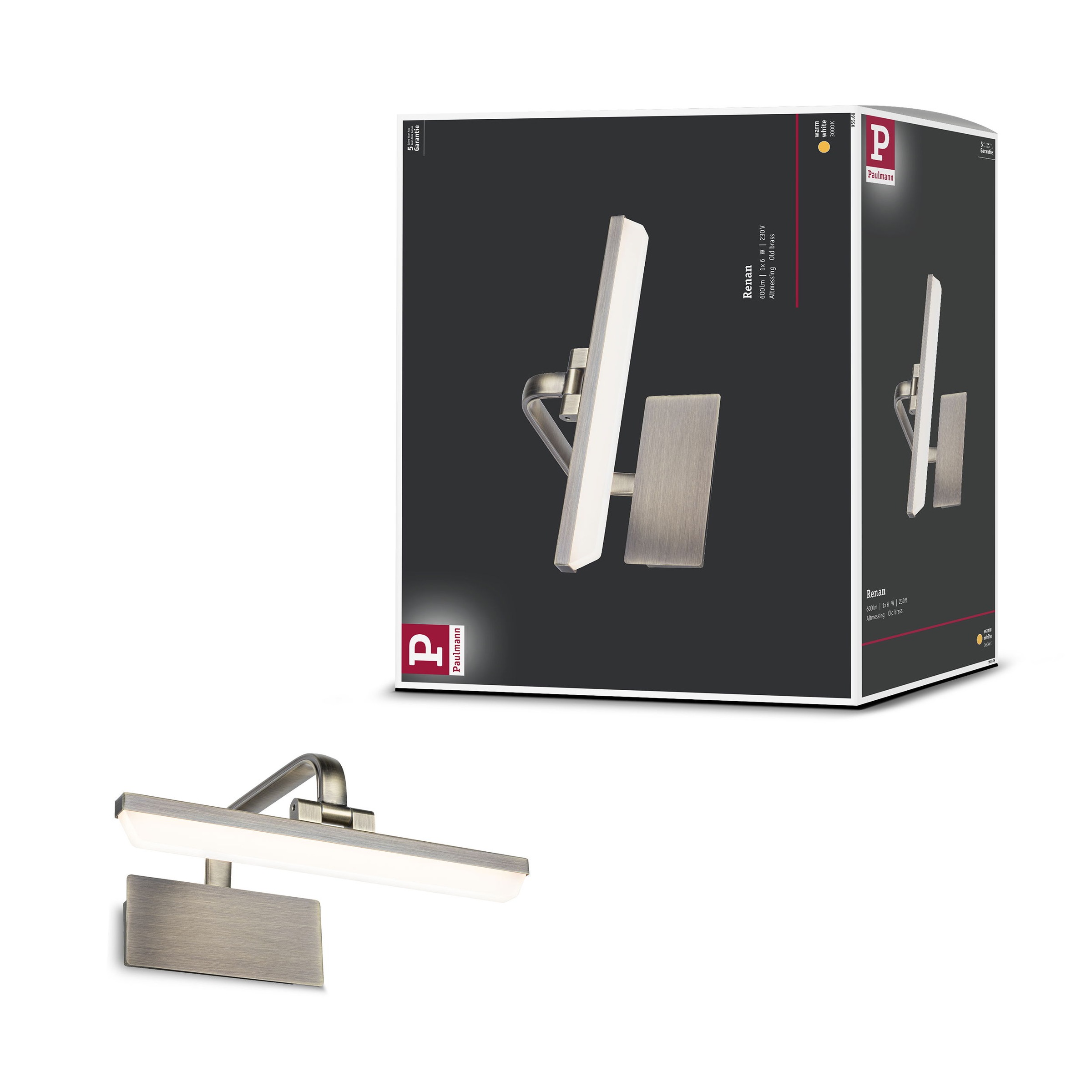 Paulmann LED Bilderleuchte »Renan 3000K, 230V«, 1 flammig