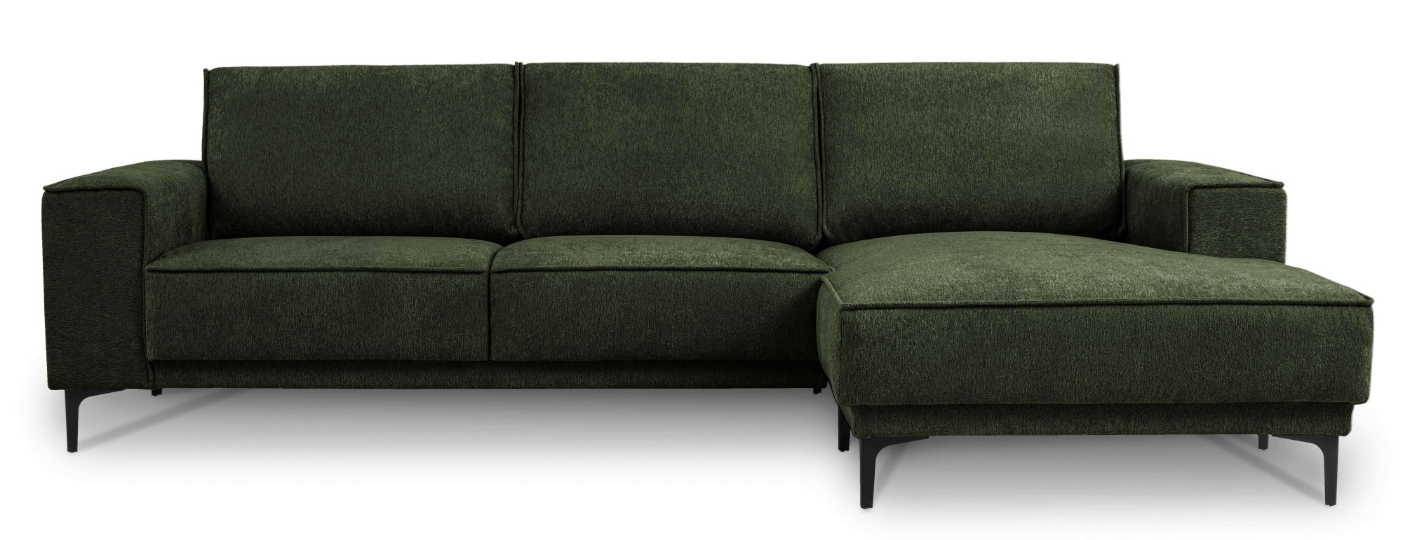 Places of Style Ecksofa »Polsterecke Oland, Struktur, Flachgewebe, Luxus-Mi günstig online kaufen