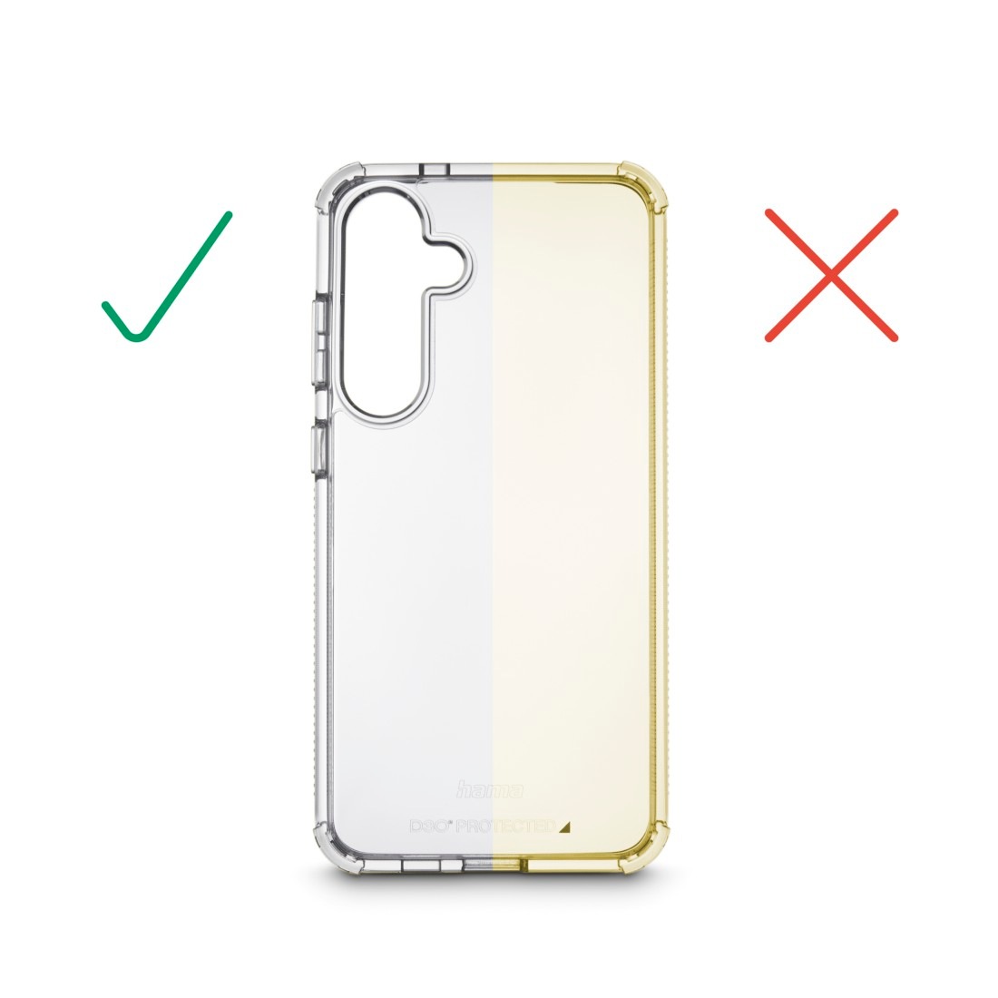 Hama Handyhülle »Handyhülle „Extreme Protect“ für Galaxy A55 5G (stoßfest, sturzsicher)«, Samsung Galaxy A55 5G, ohne schnelles Vergilben