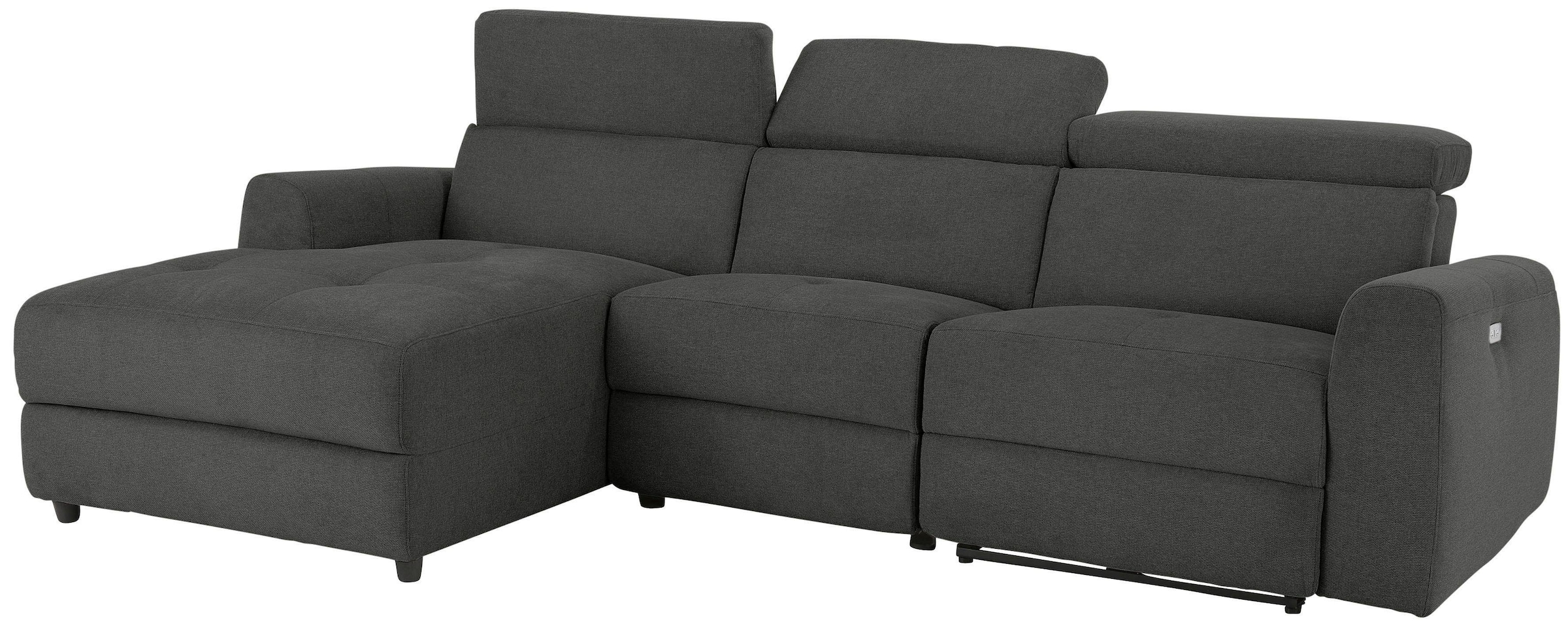 Home affaire Ecksofa »Sentrano, L-Form,«, 275 cm, man. o. elektr. Relaxfunktion und USB/Kopfverstellung