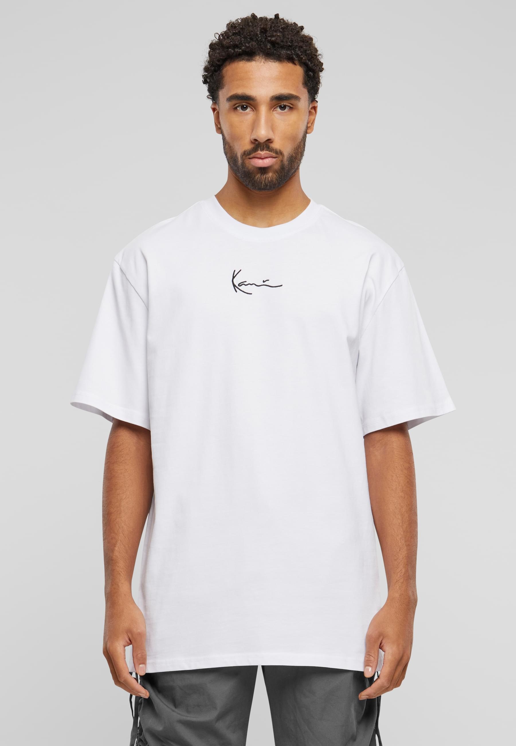 Karl Kani Kurzarmshirt »Karl Kani Herren KKMQ12002 SMALL SIGNATURE TEE WHT« 1 Stk.