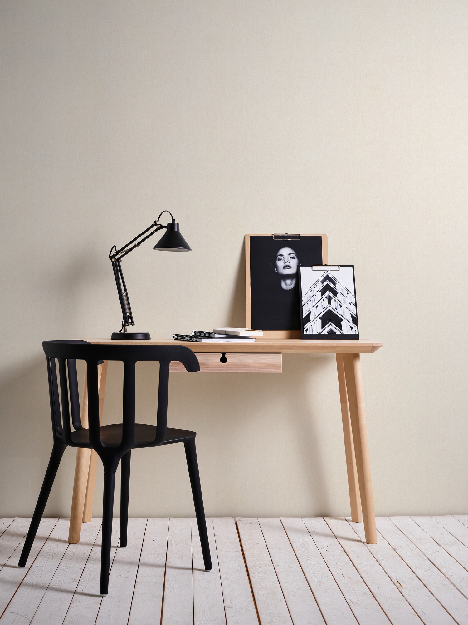 Bricoflor Einfarbige Tapete in Creme Beige Moderne Wohnzimmer und Schlafzim günstig online kaufen