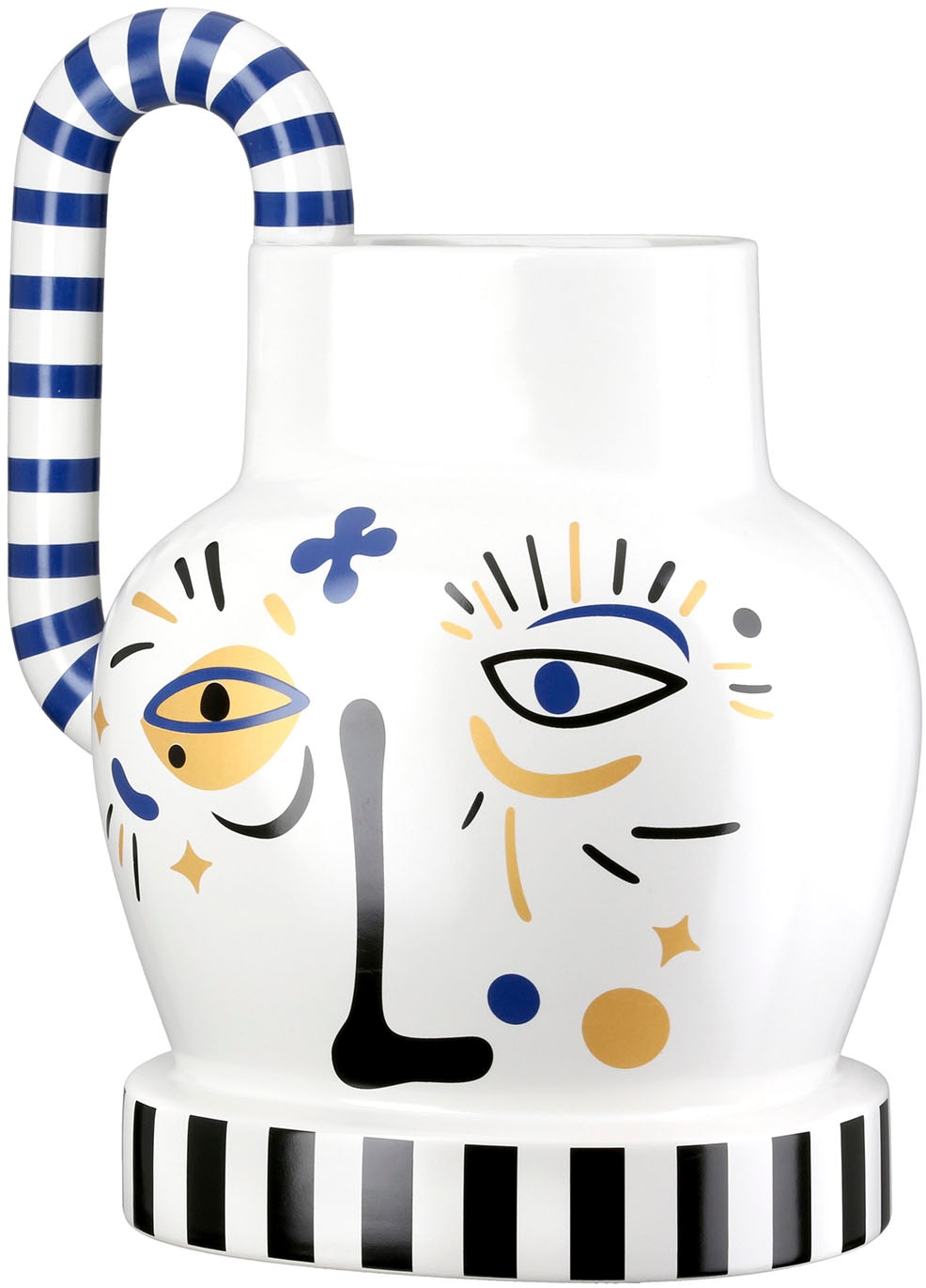 GILDE Tischvase »Henkelvase Fira weiß H. 23 cm« günstig online kaufen