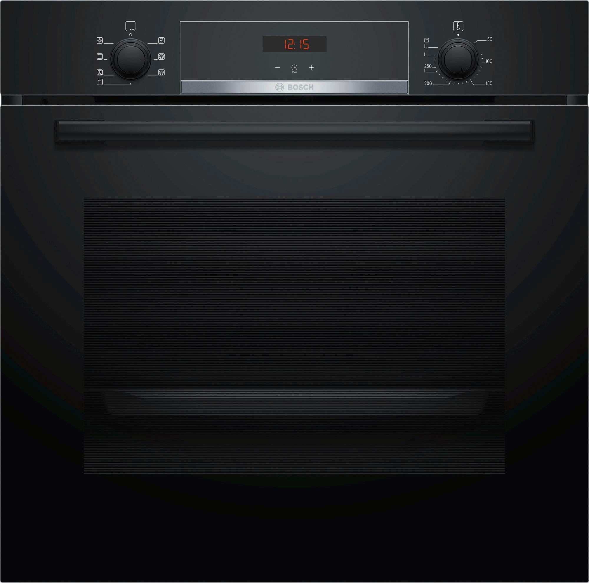 3. Bild von BOSCH Einbaubackofen »HBA533BB1«, 4, HBA533BB1, mit Teleskopauszug nachrüstbar, ecoClean Direct