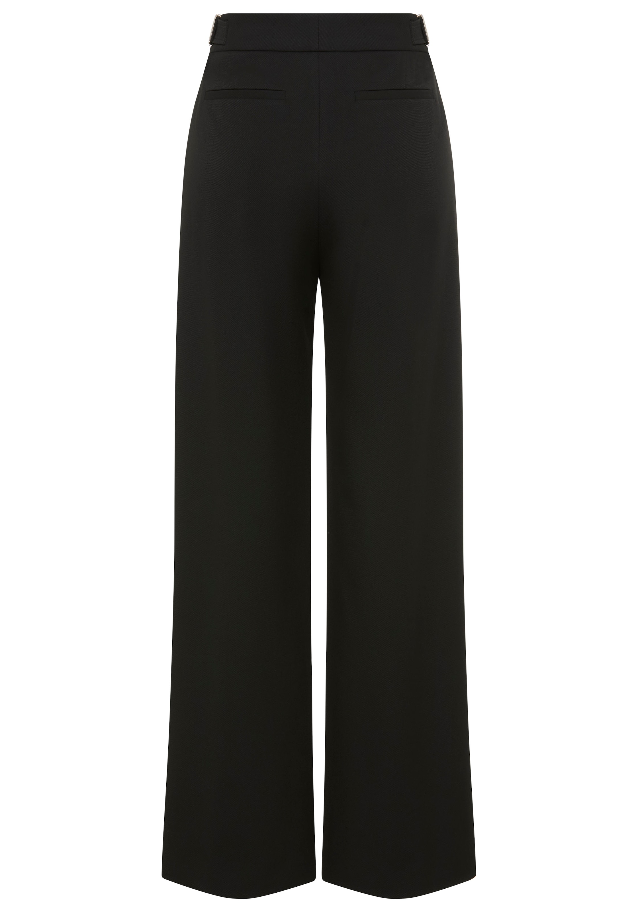 BOSS ORANGE Bundfaltenhose »Takora Premium Damenmode«  weit geschnitten, mit verstellbaren Riemen