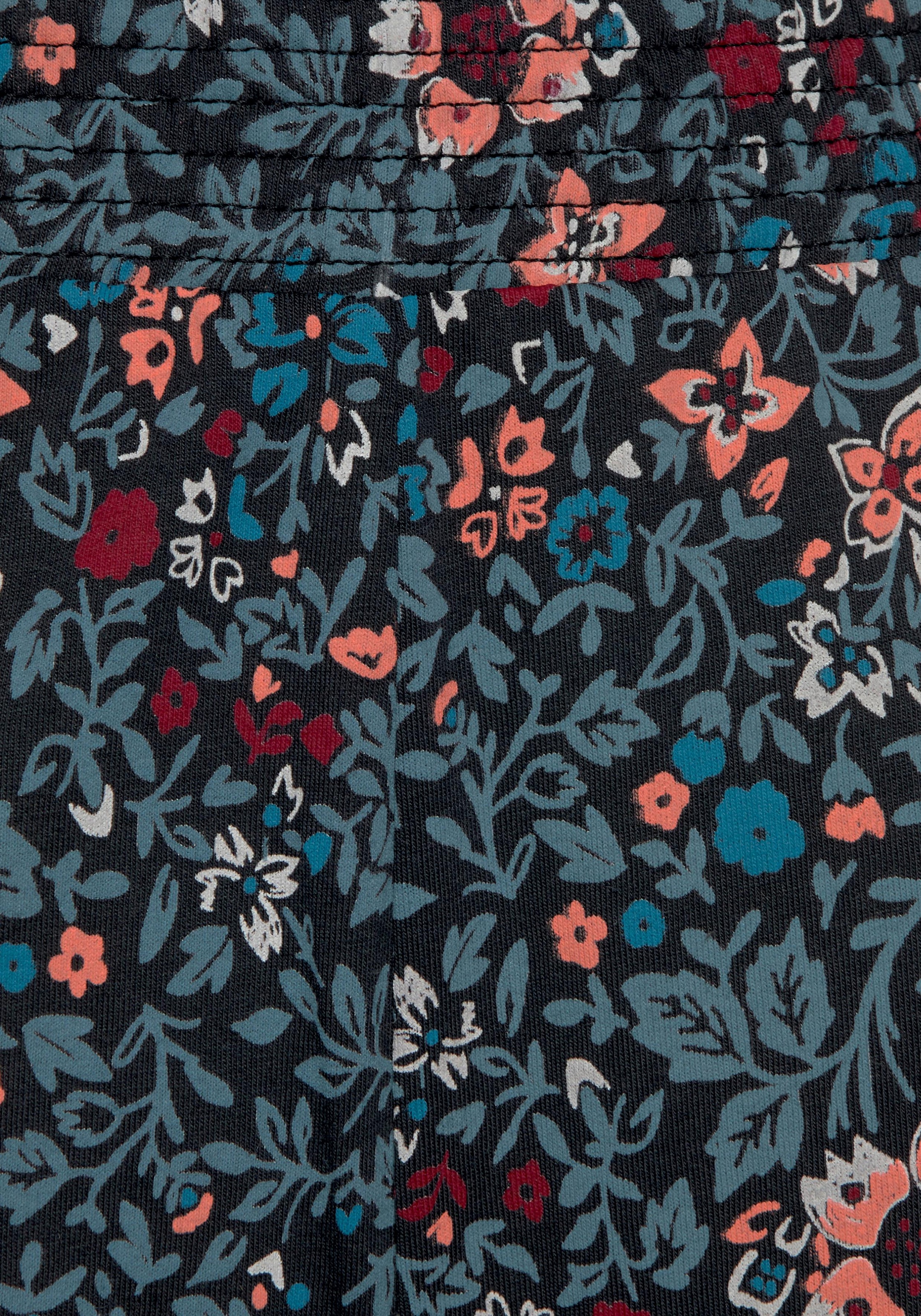 s.Oliver Pyjamahose  im Allover-Muster mit elastischem Bund