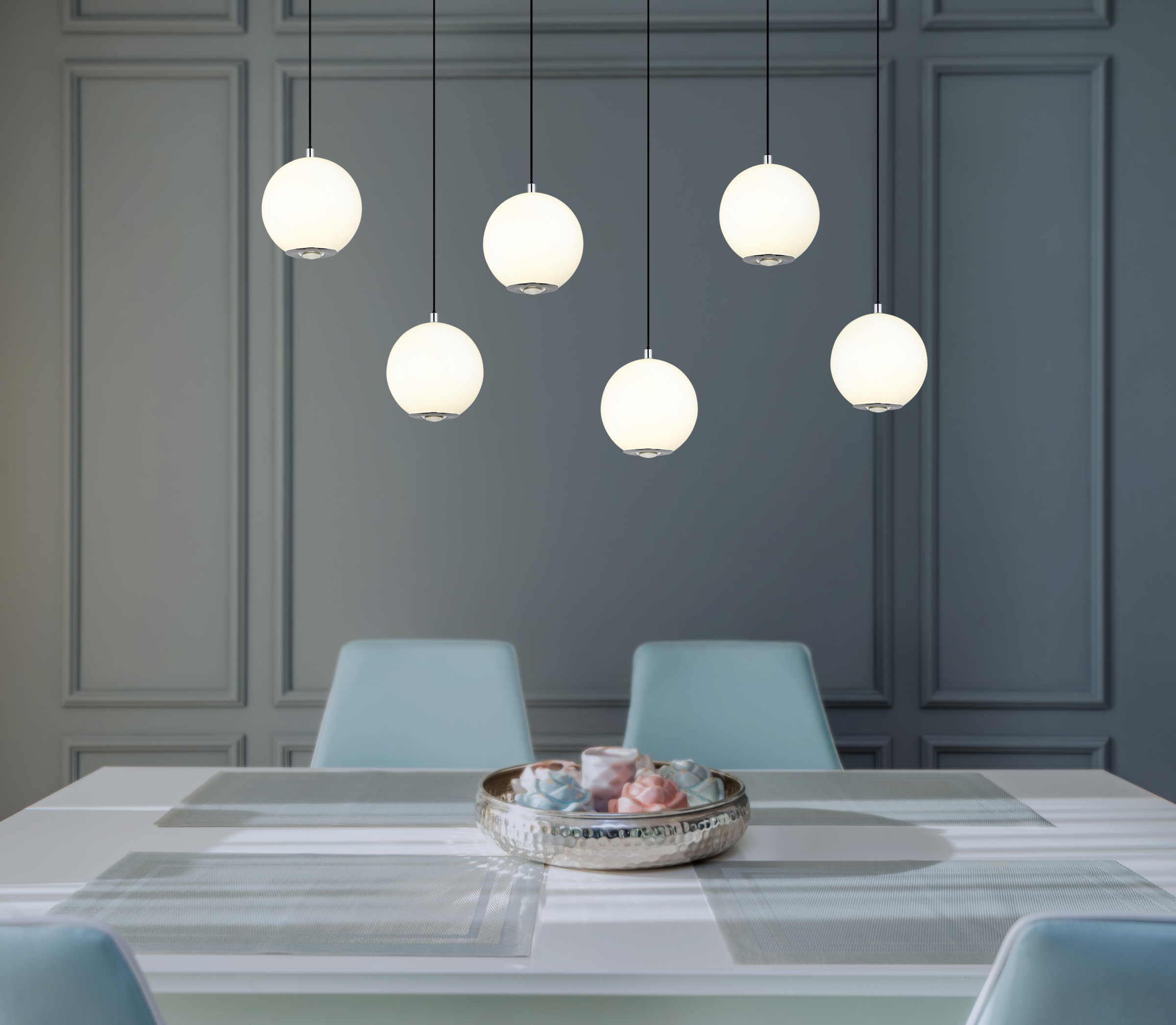 GLOBO LIGHTING Hängeleuchte »SIMMONS« LED-Modul 1 Stk. warmweiß - kaltweiß günstig online kaufen