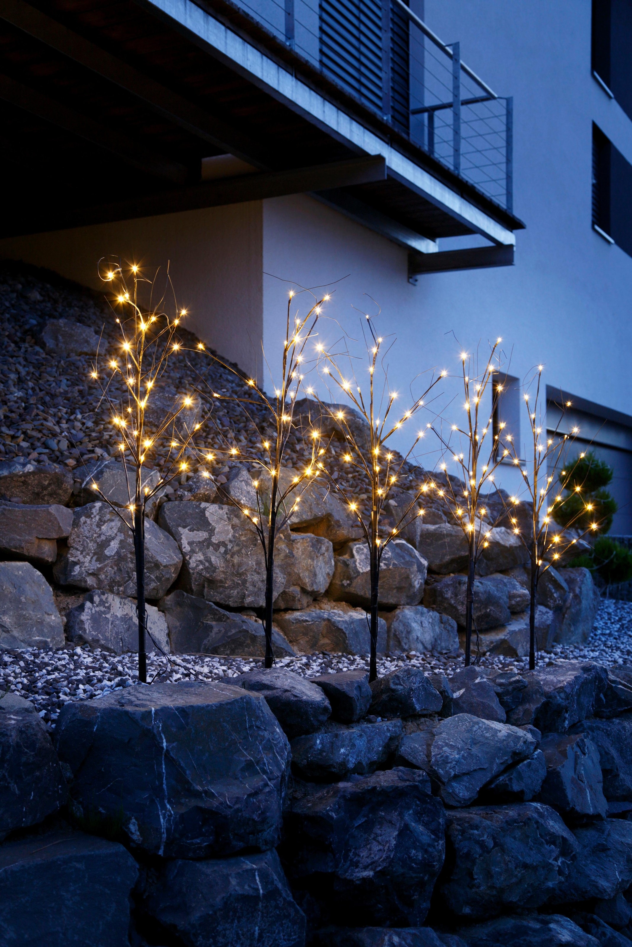 kaufen Star-Max auf Inkl. LED Erdspieß Baum Raten »Weihnachtsdeko aussen«,